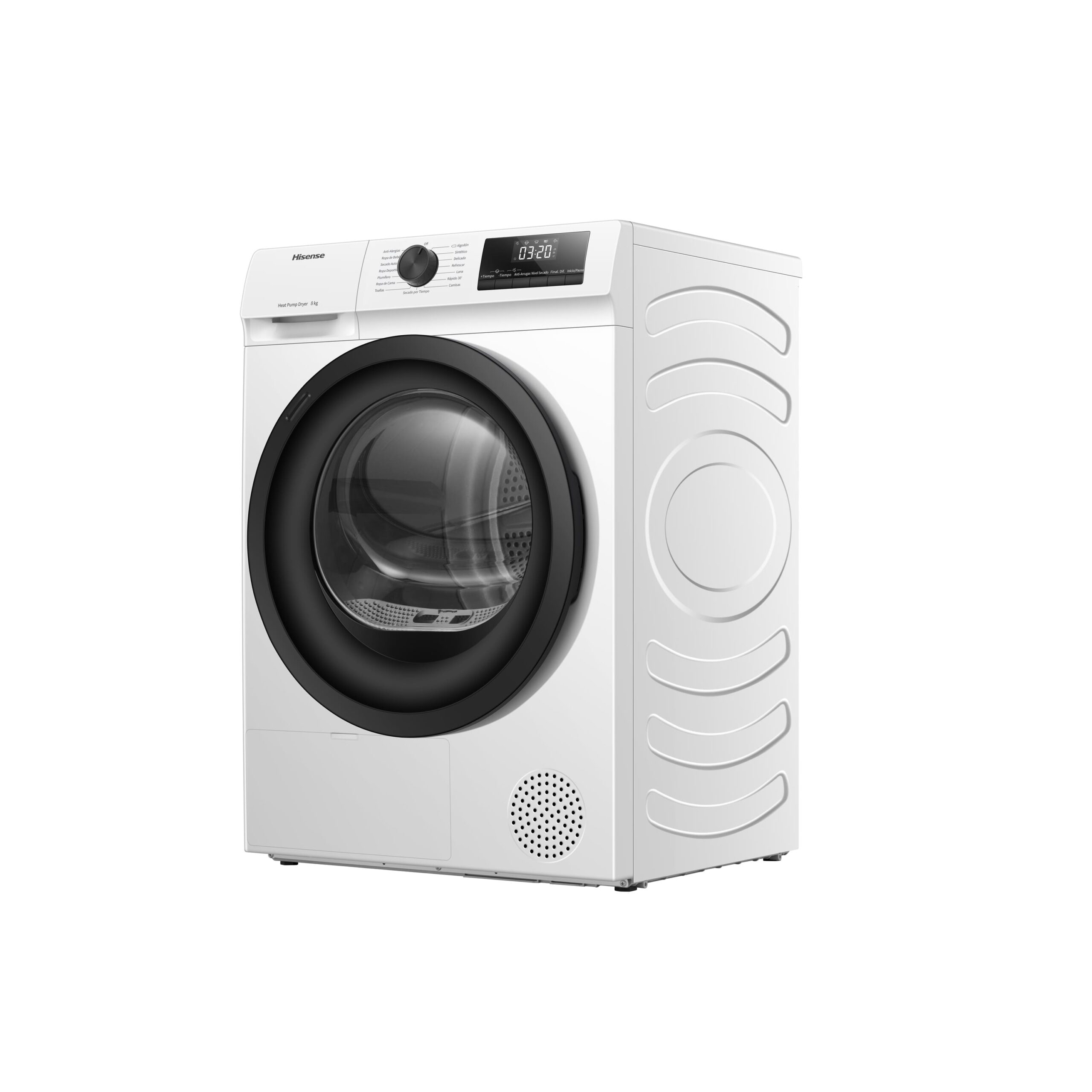 Hisense - DHQE800BW2 – Máquina de Secar Roupa Serie QE, 8Kg, Classe A++