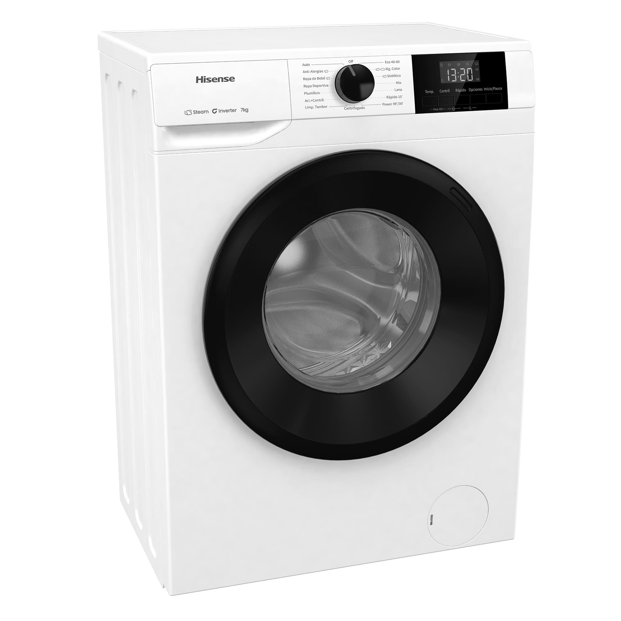 Hisense - WF1G7021BW – Máquina de Lavar Roupa Serie 1Q, 7Kg, Classe B