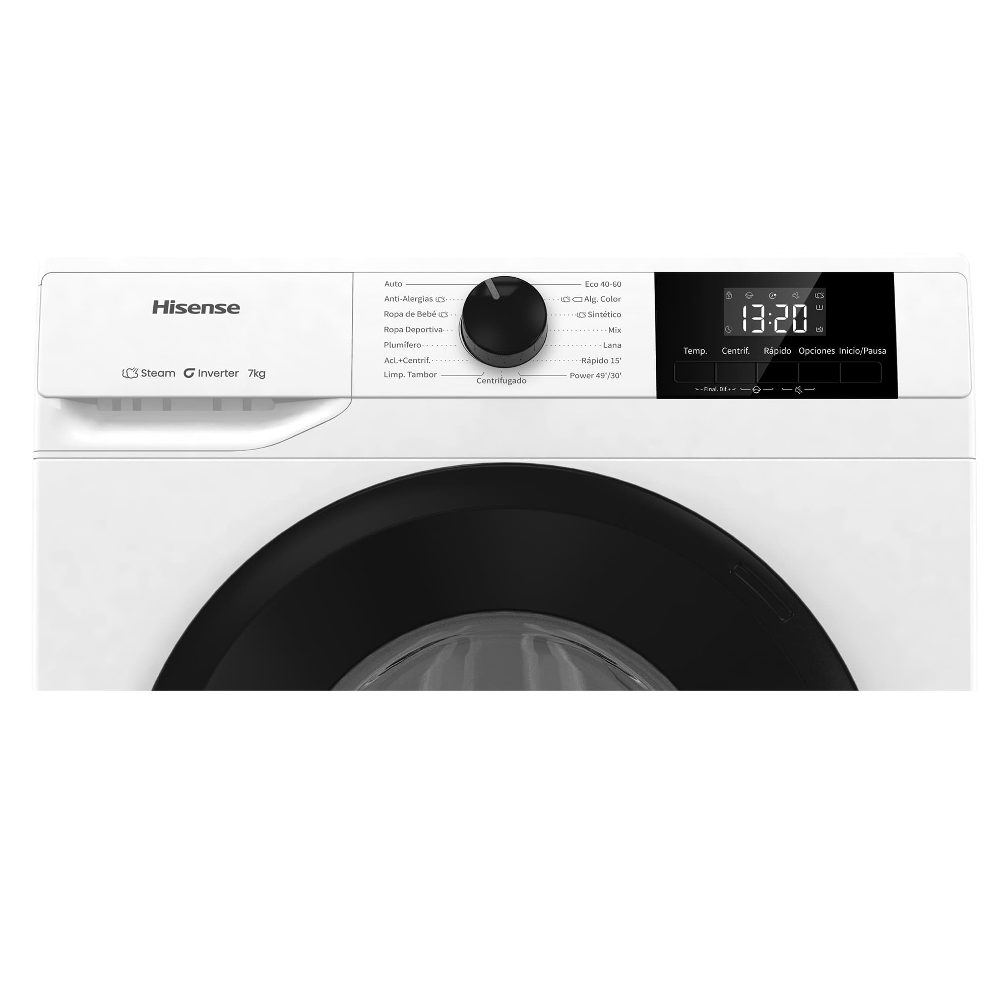 Hisense - WF1G7021BW – Máquina de Lavar Roupa Serie 1Q, 7Kg, Classe B