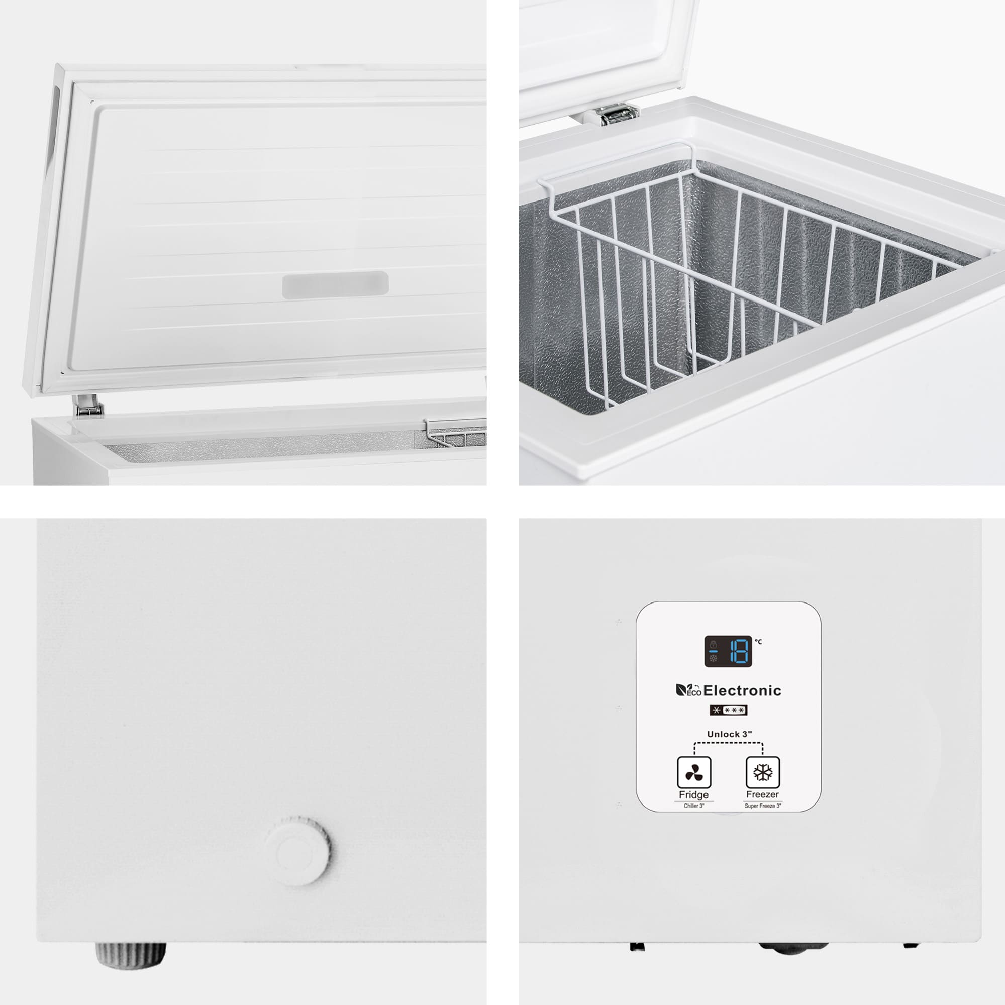 Hisense - FT247D4AWYLE – Arca Horizontal, Classe E, 191L