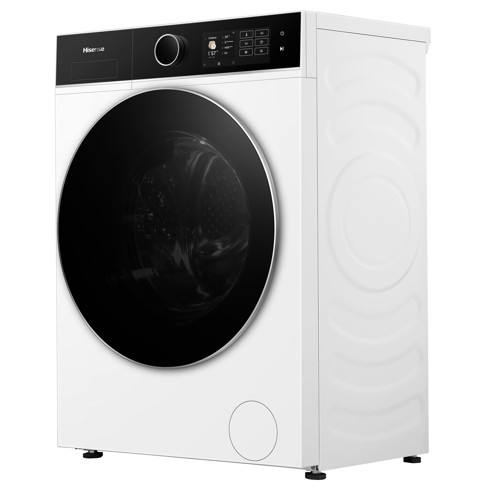 Hisense - WF5I8043BWF – Máquina de Lavar Roupa Serie 5i, 8Kg, Classe A