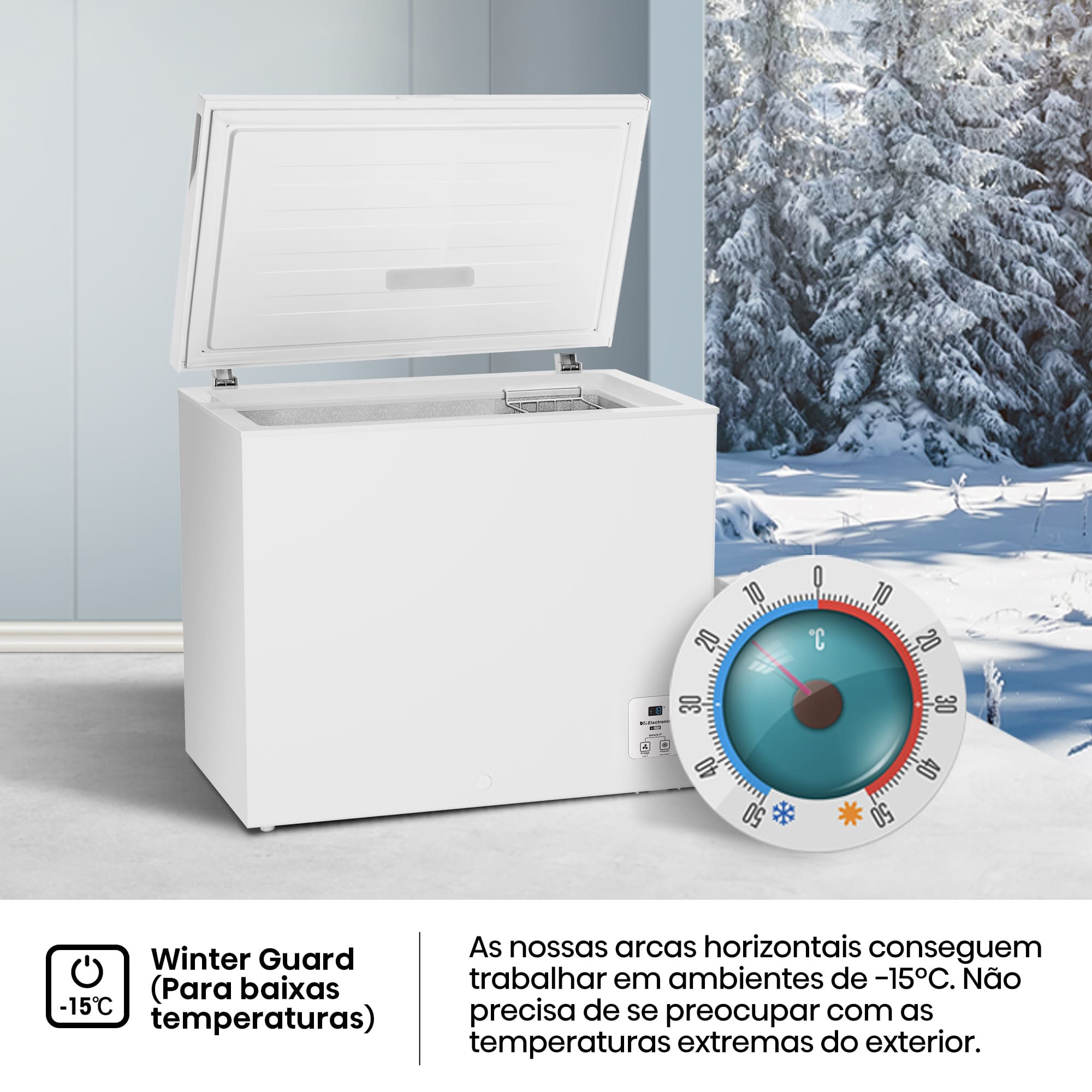 Hisense - FT247D4AWYLE – Arca Horizontal, Classe E, 191L
