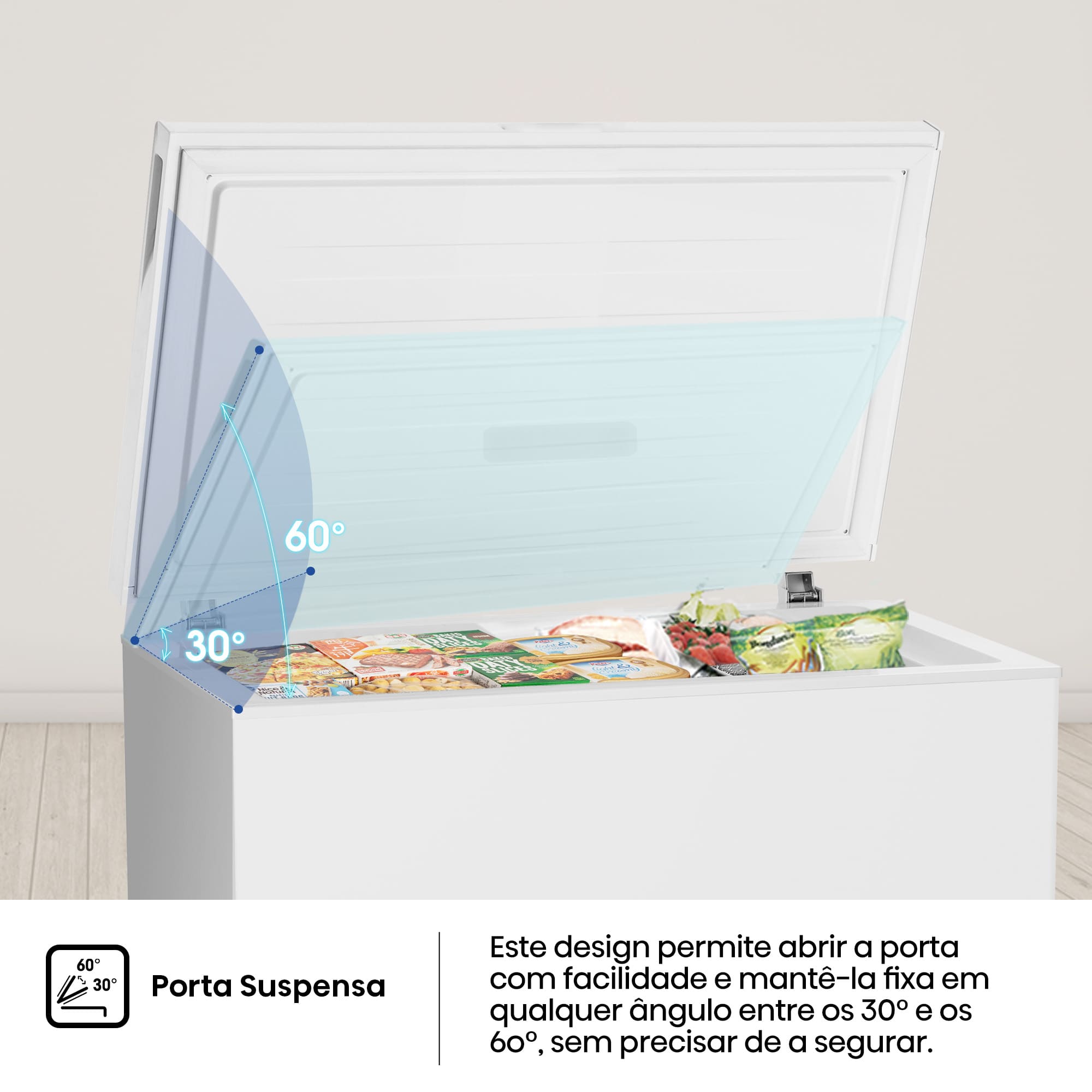 Hisense - FT247D4AWYLE – Arca Horizontal, Classe E, 191L