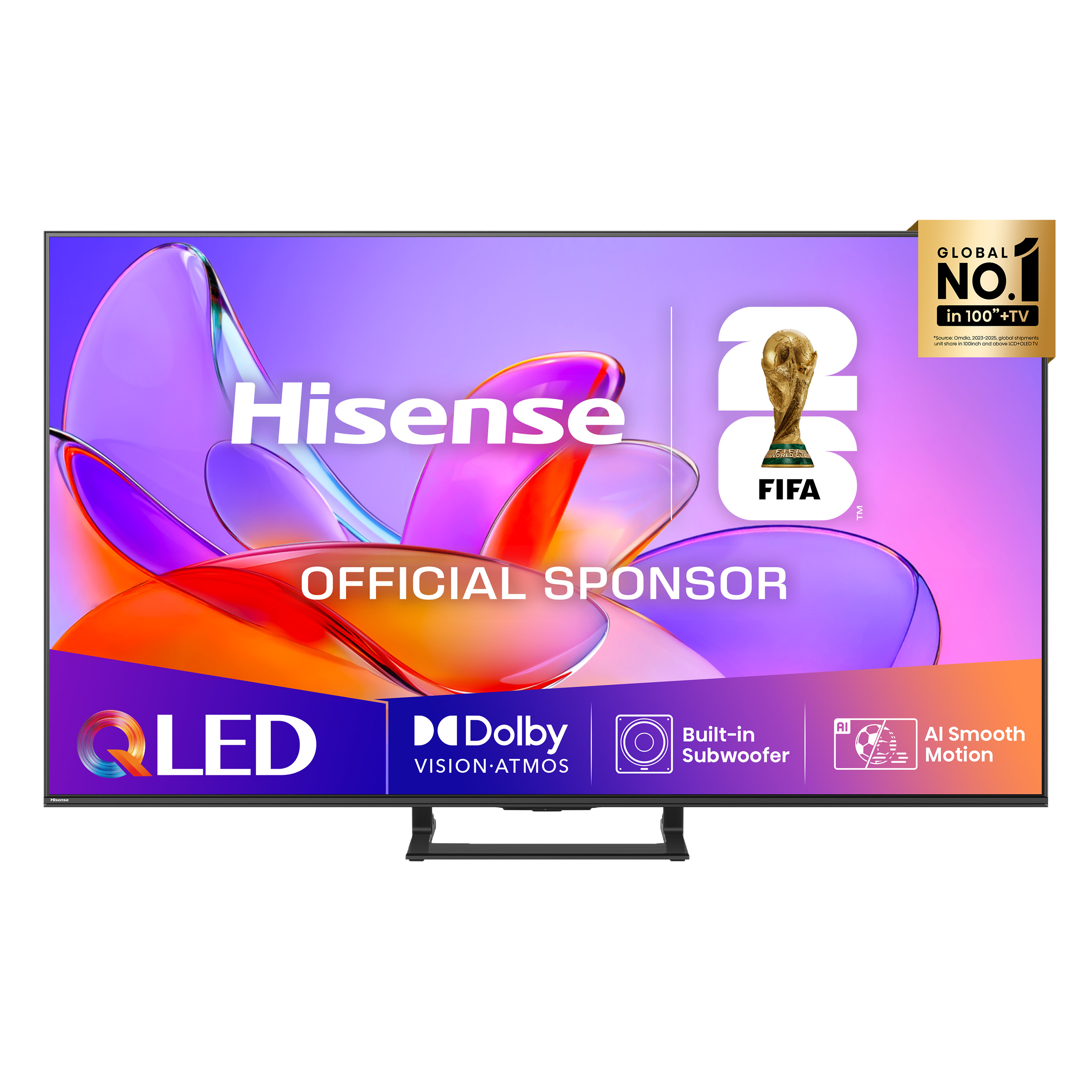 Série A7Q QLED TV 65A7Q Smart TV 65 Polegadas TV com Dolby Vision & Atmos