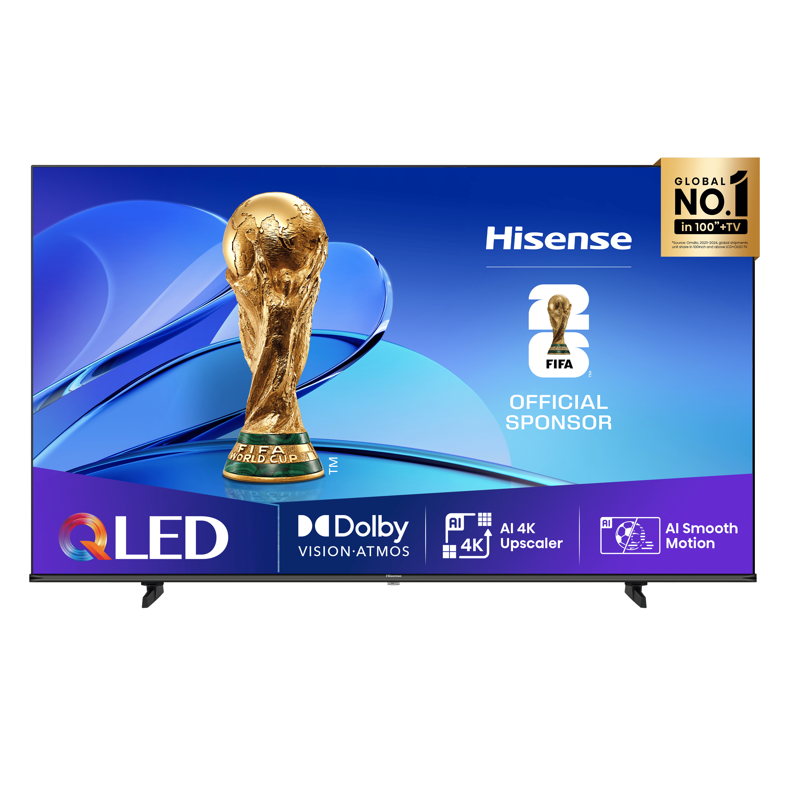 Hisense - Série E7Q QLED Smart TV 85E7Q, 85’’ com Dolby Vision & Atmos, , 