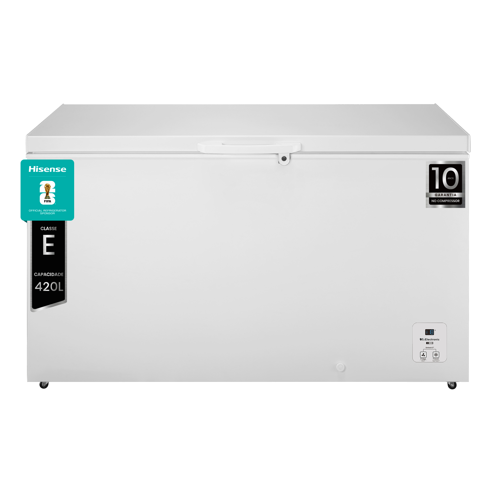 FT546D4AWLYE - Arca Horizontal, Classe E, 420L