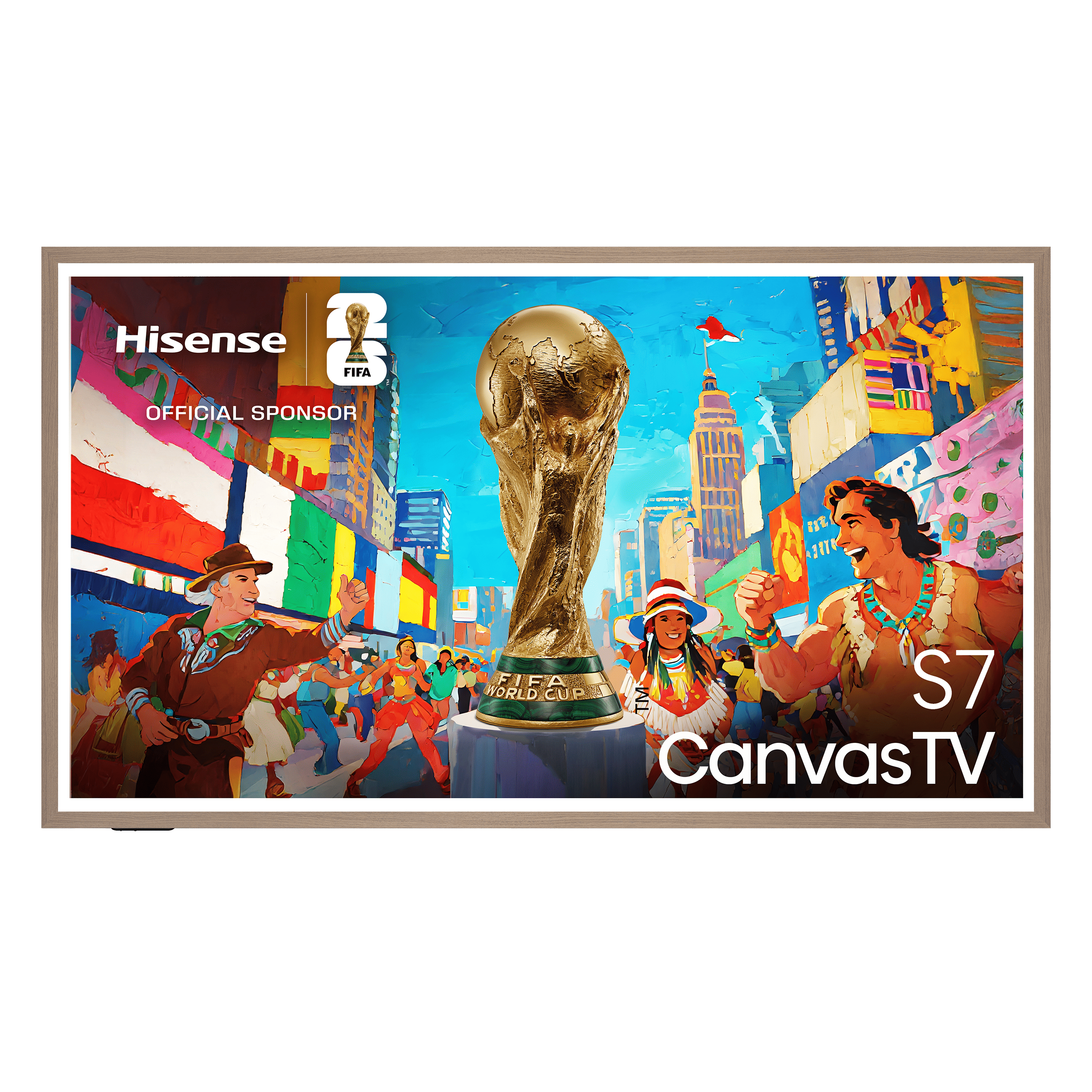 Canvas TV 55S7NQ, Modo Arte, Ecrã Hi-Mate, Design Ultraslim, 4K Quantum Dot Colour, 144HZ, Lifestyle