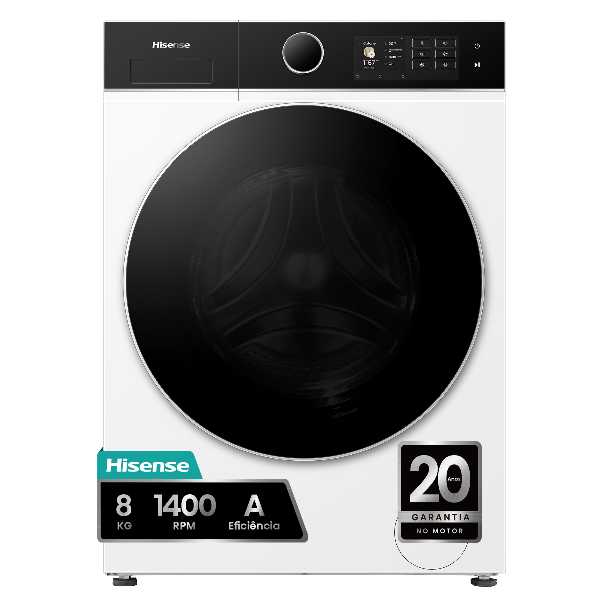 WF5I8043BWF - Máquina de Lavar Roupa Serie 5i, 8Kg, Classe A