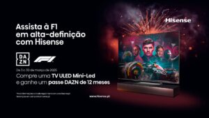 Assista à F1 em alta-definição com Hisense
