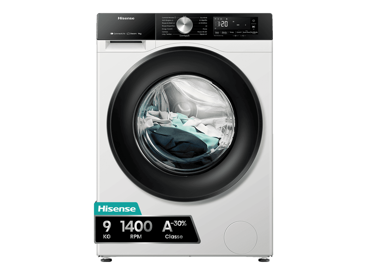 WF3S9045BW3 - Máquina de Lavar Roupa Serie 3S, 9Kg, Classe A -30%