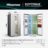 Kitchen fit RS3P538NAIE – Frigorífico Americano Side By Side Kitchen Fit, Classe E, 527L