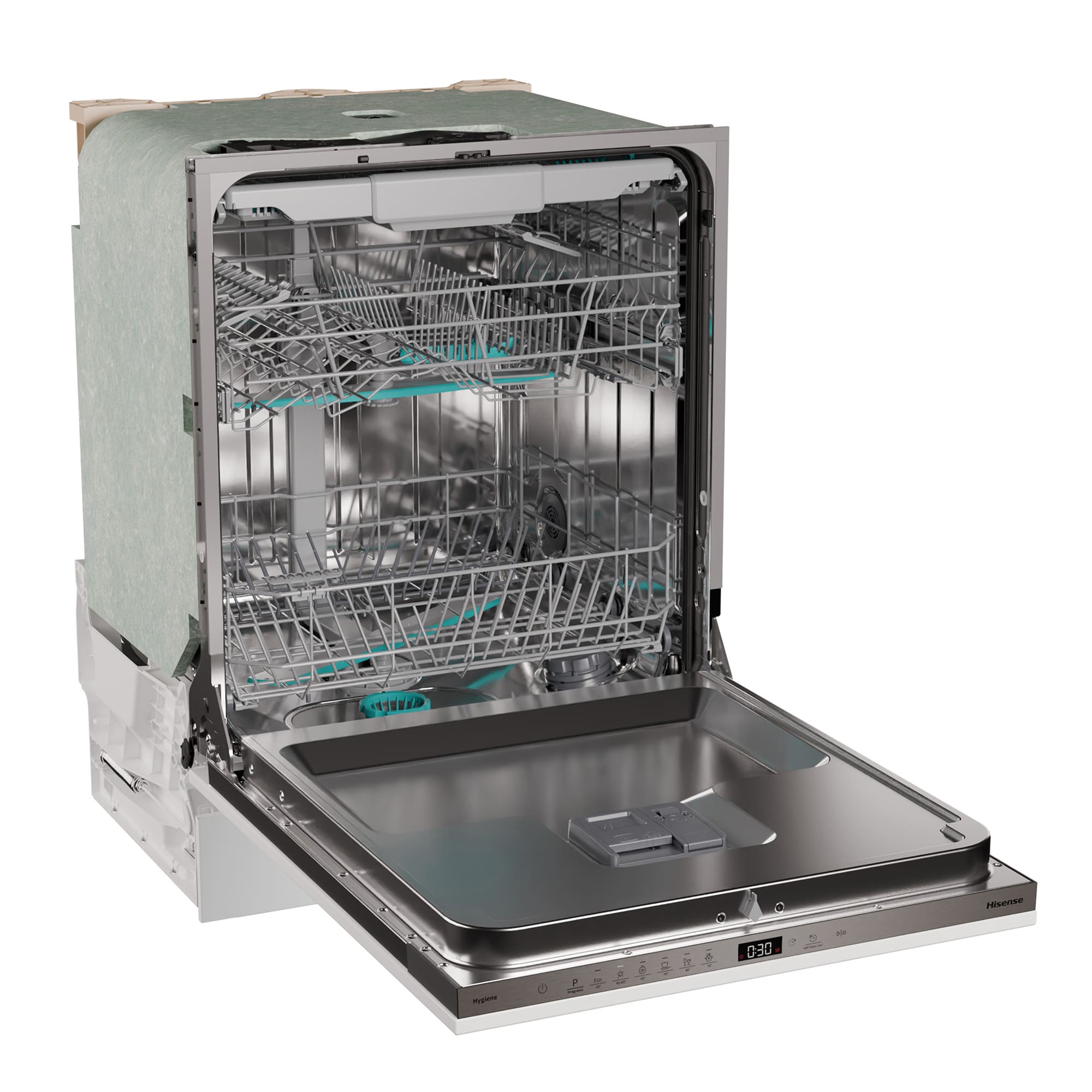 Hisense - HV16D5 – Máquina de Lavar Loiça de Encastre 16 conjuntos, Classe D