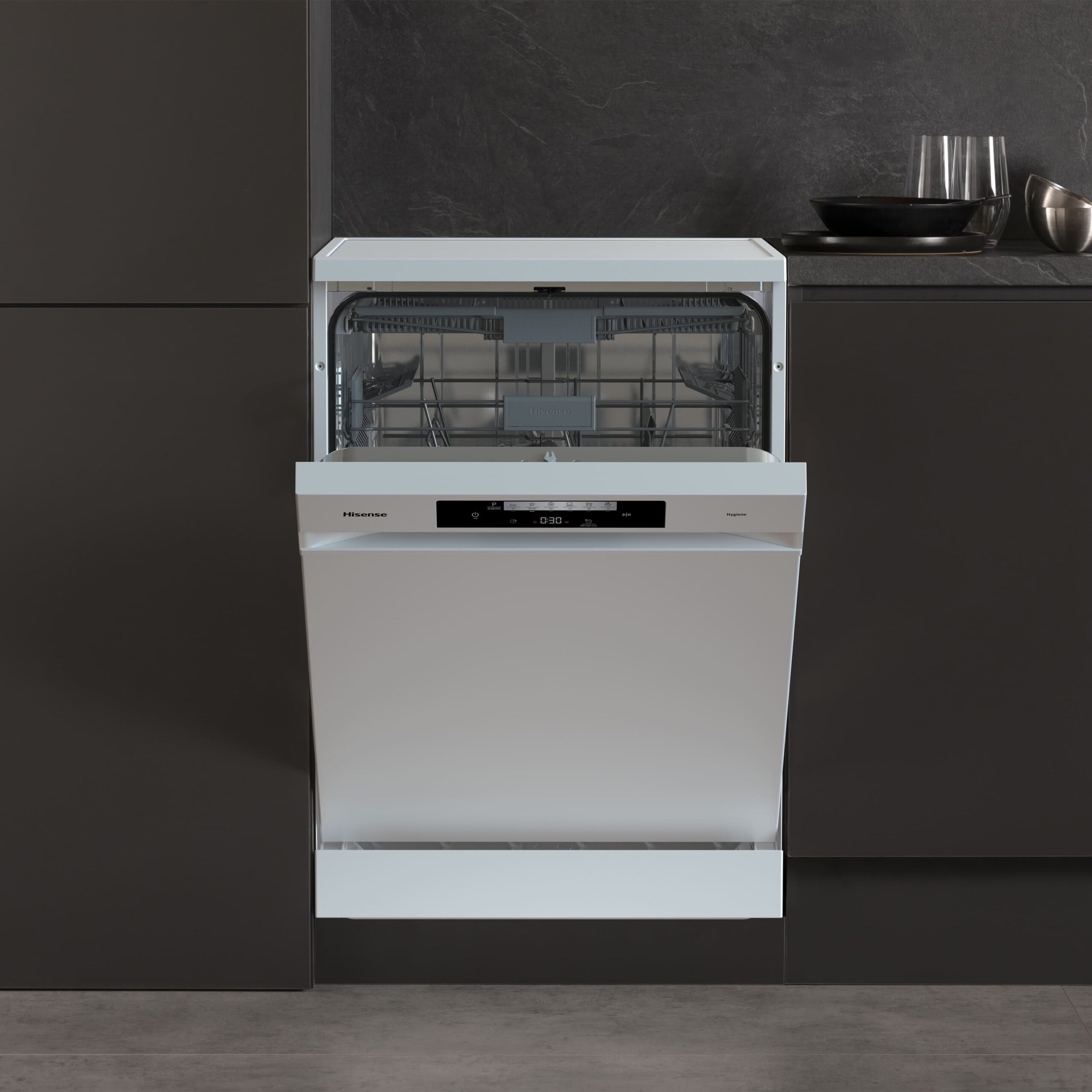 Hisense - HS643C90W – Máquina de Lavar Loiça 16 conjuntos, Classe C