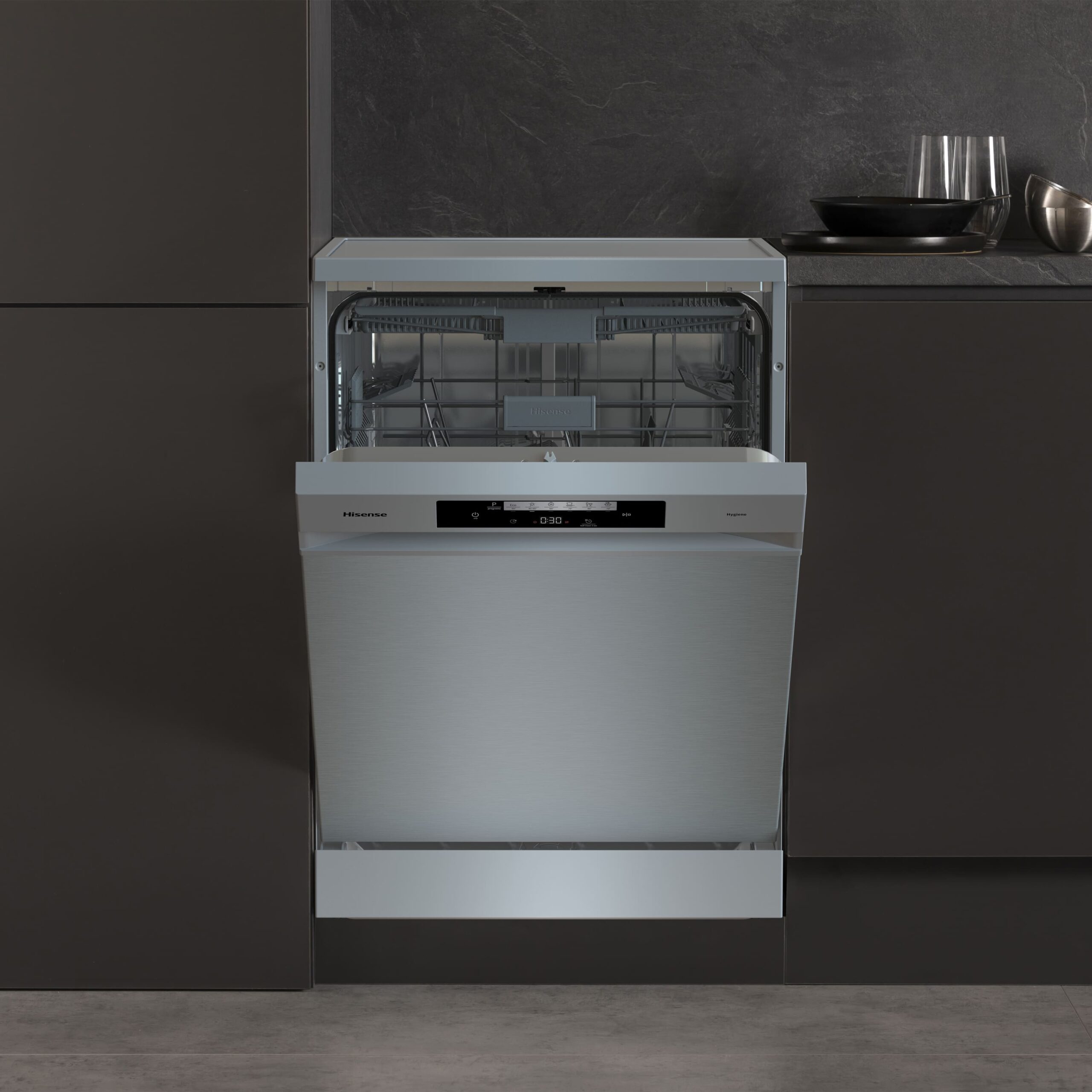 Hisense - HS643C90X – Máquina de Lavar Loiça 16 conjuntos, Classe C