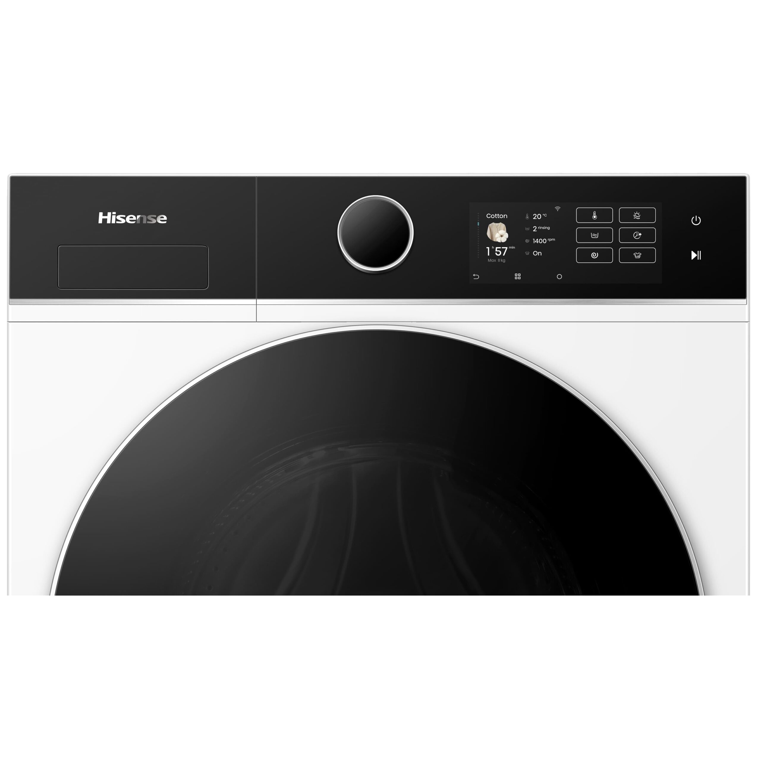 Hisense - WD5I8043BWF – Máquina de Lavar e Secar Roupa Serie 5i, 8/5 Kg, Classe D/A -30%
