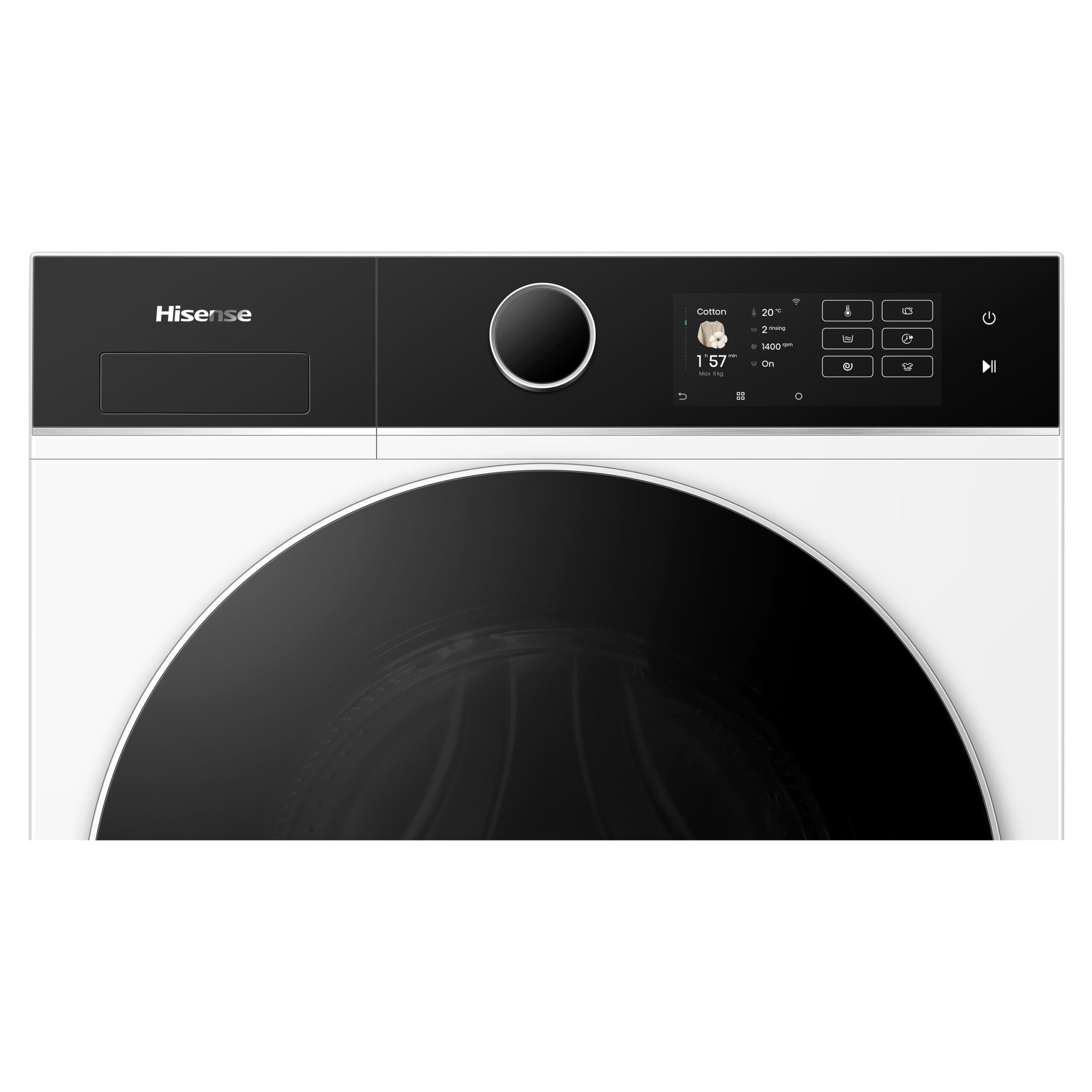 Hisense - WF5I8043BWF – Máquina de Lavar Roupa Serie 5i, 8Kg, Classe A -30%