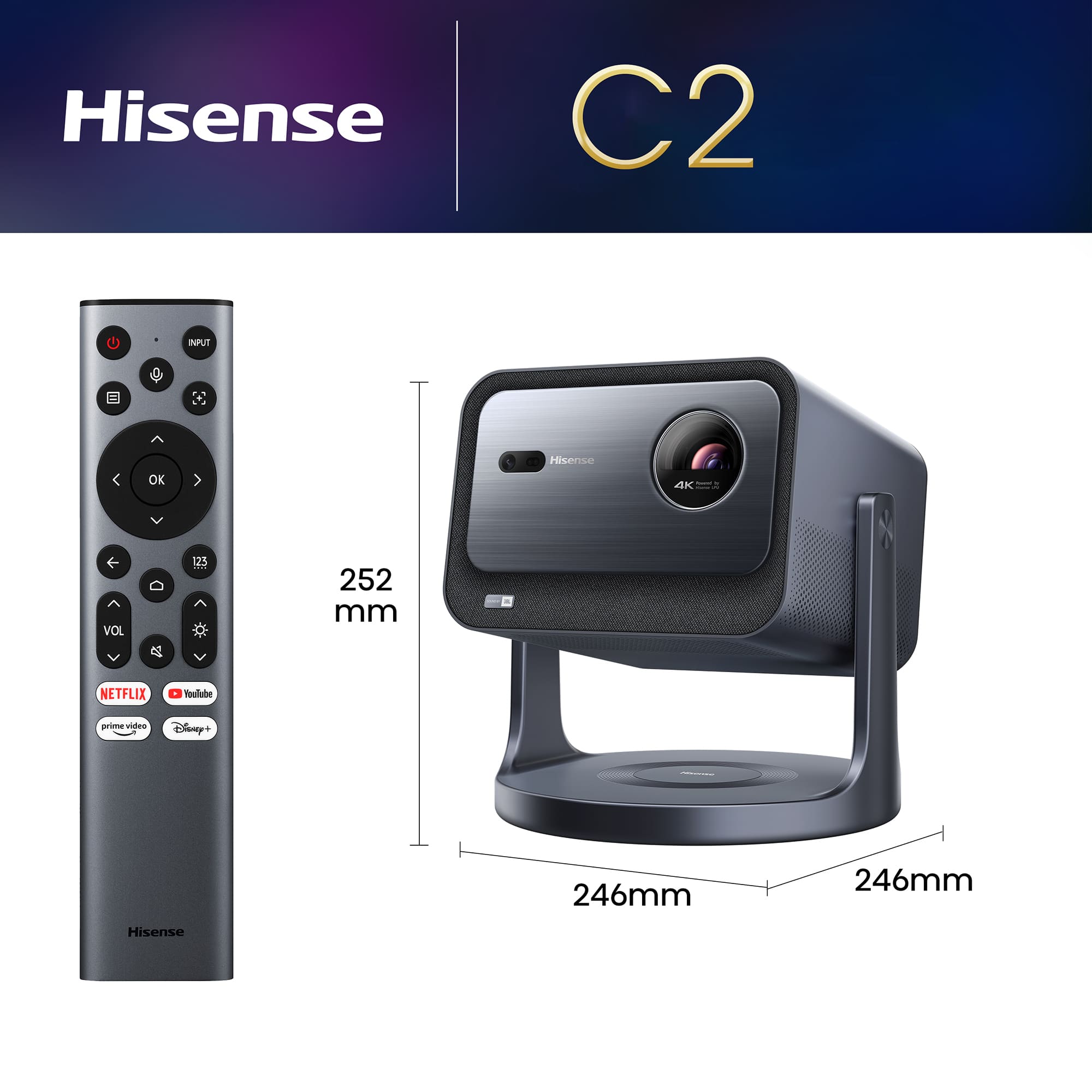 Hisense - Mini Projector Laser C2