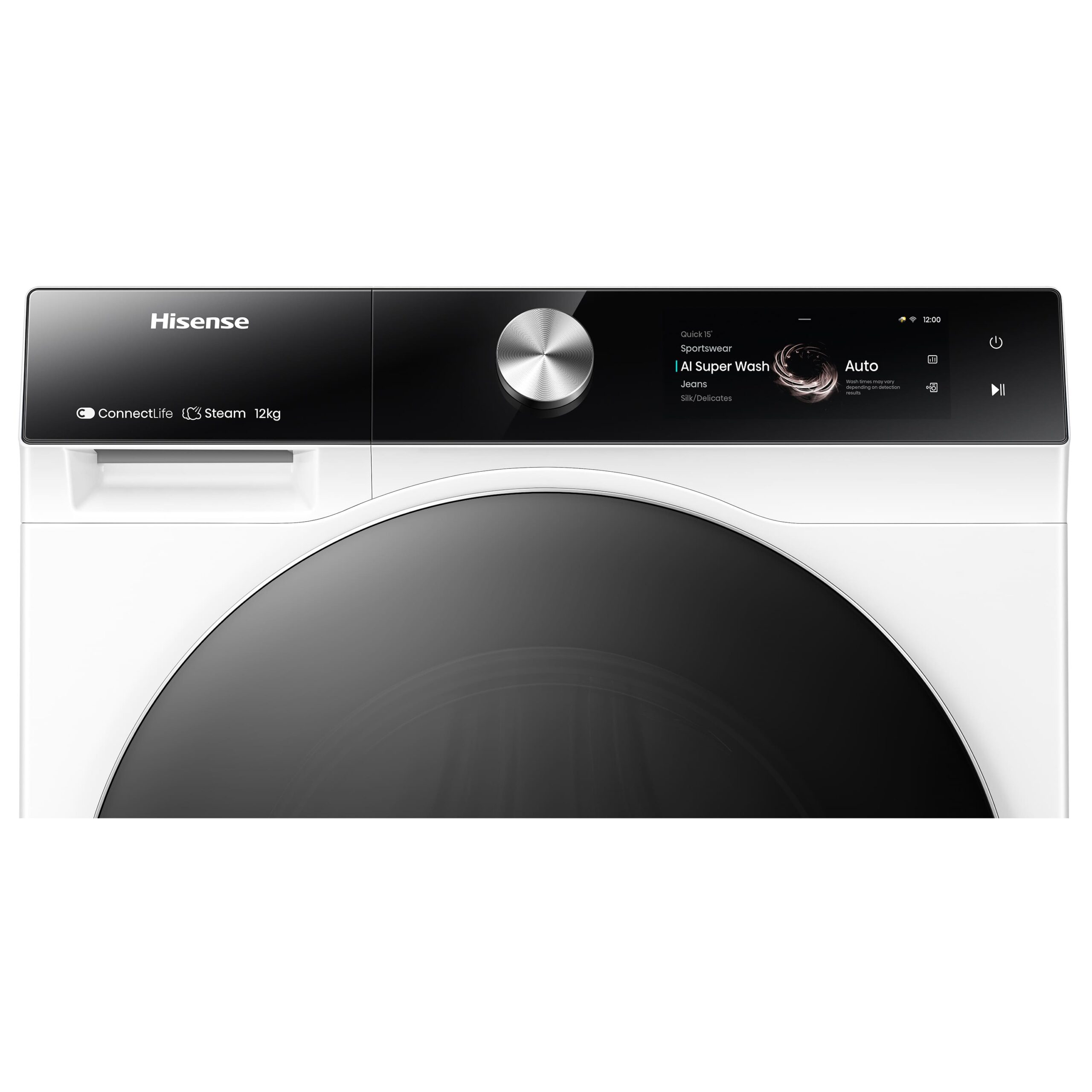 Hisense - WF7S1247BW – Máquina de Lavar Roupa Serie 7S, 12Kg, A -20%