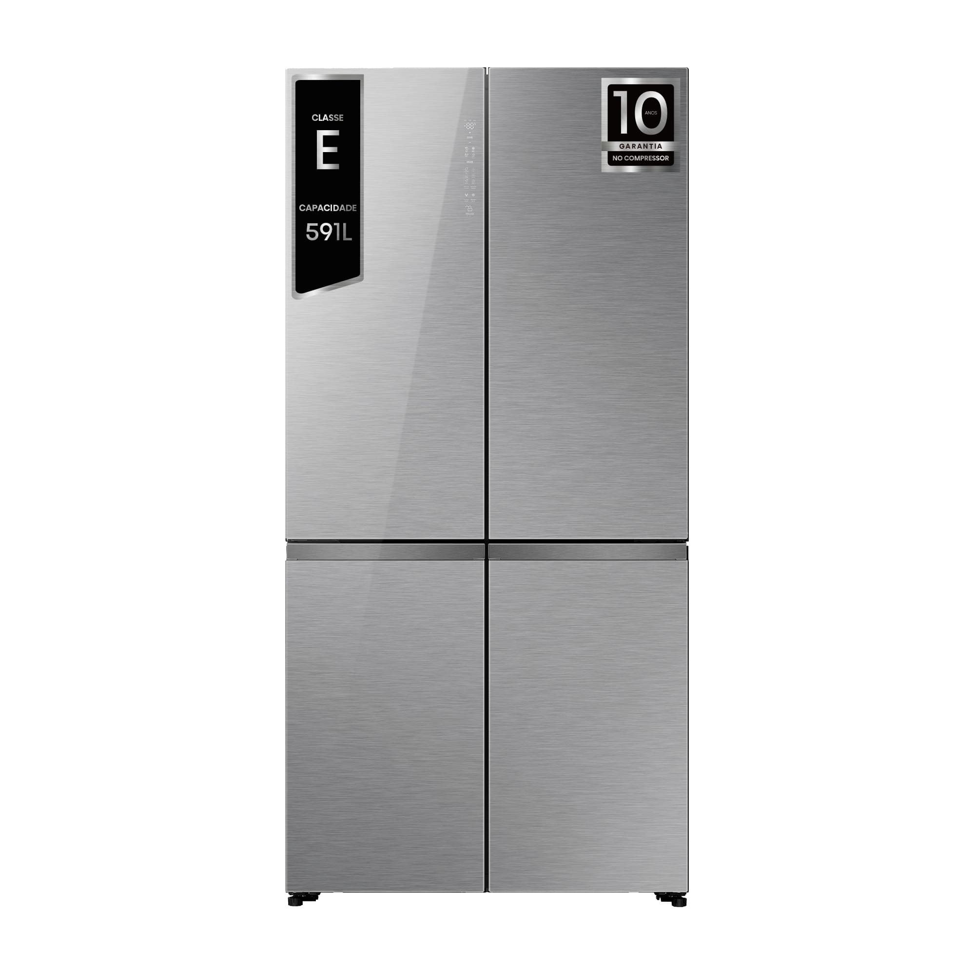 Hisense - RQ5P605NSVE – Frigorífico Americano Cross Door Kitchen Fit, Classe E, 591L