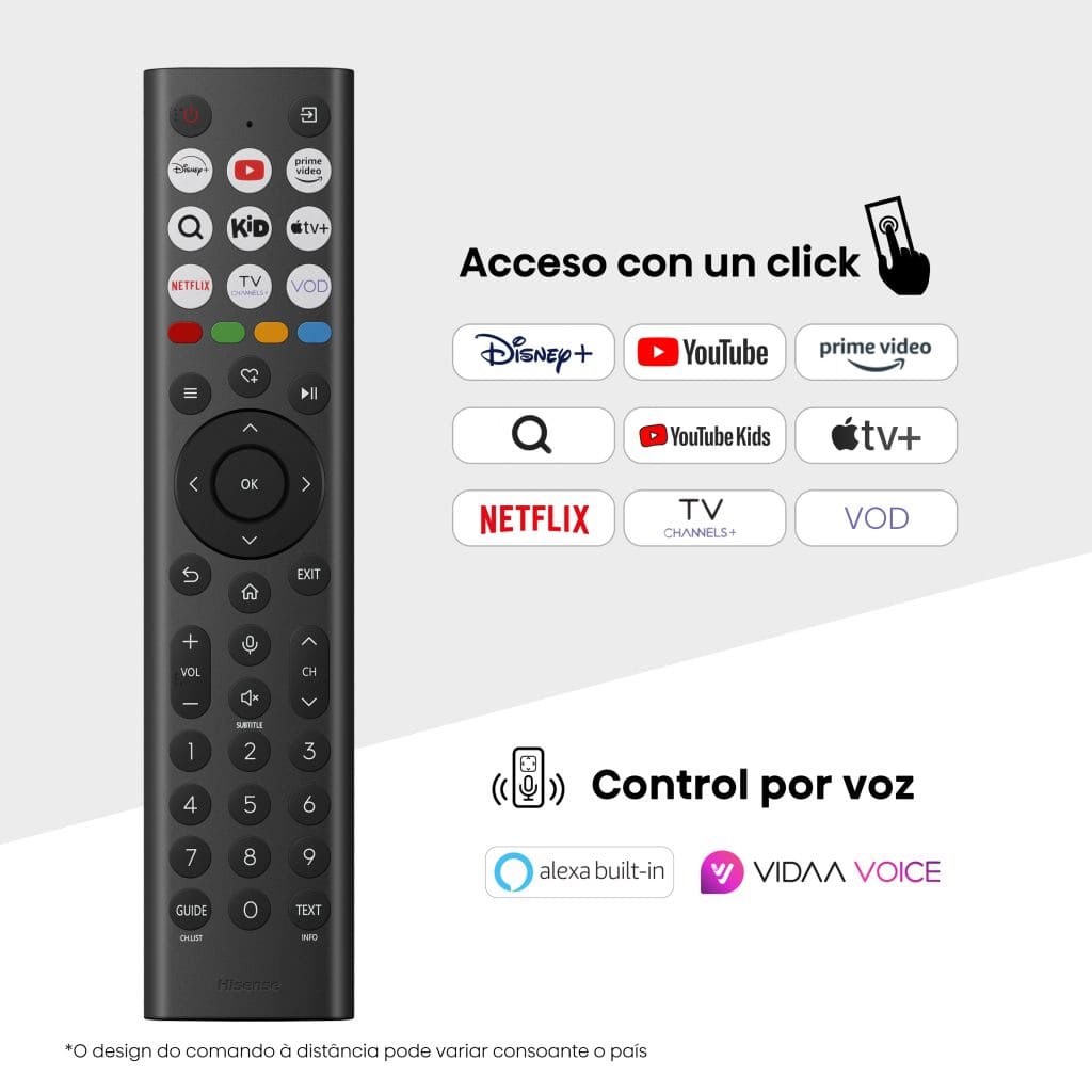Hisense - Smart TV 4K 58A6Q 58’’ com Dolby Vision