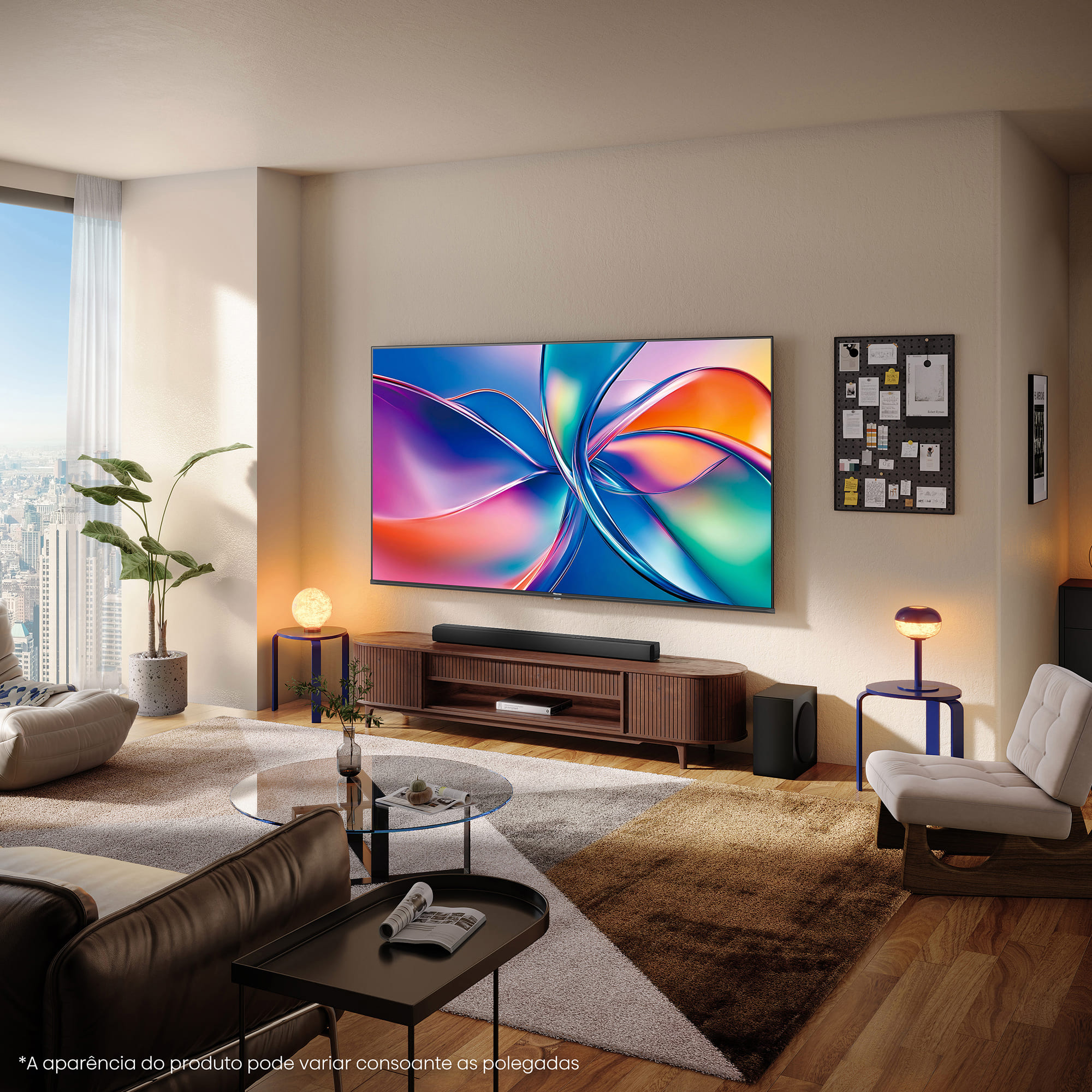 Hisense - QLED Smart TV 85E7Q, 85’’ com Dolby Vision & Atmos