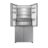 Kitchen fit RQ5P605NSVE – Frigorífico Americano Cross Door Kitchen Fit, Classe E, 591L