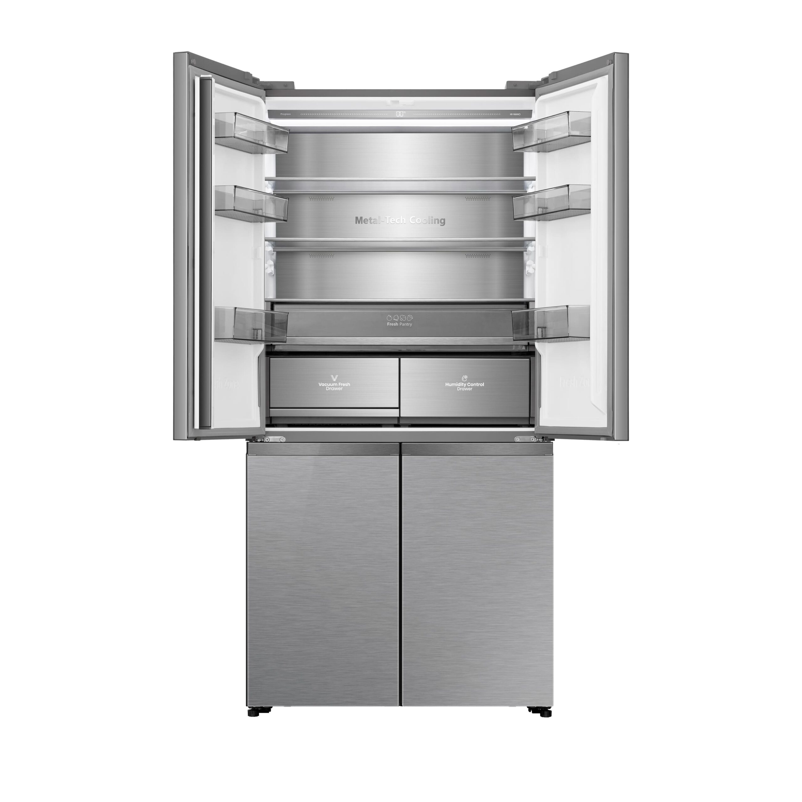 Hisense - RQ5P605NSVE – Frigorífico Americano Cross Door Kitchen Fit, Classe E, 591L