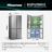 Kitchen fit RQ5P605NSVE – Frigorífico Americano Cross Door Kitchen Fit, Classe E, 591L