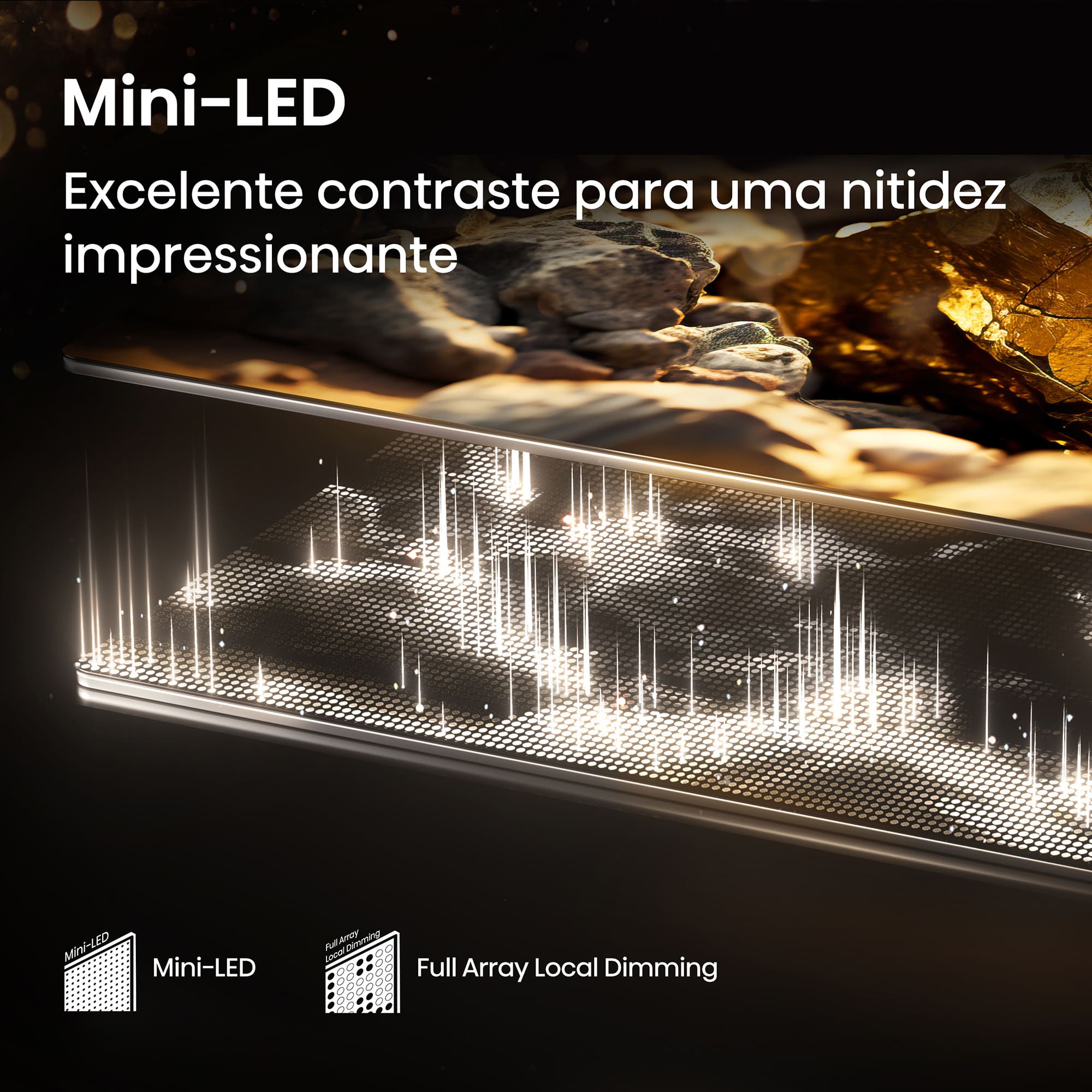 Hisense - Mini-LED TV 55E8Q 55’’ com Quantum Dot