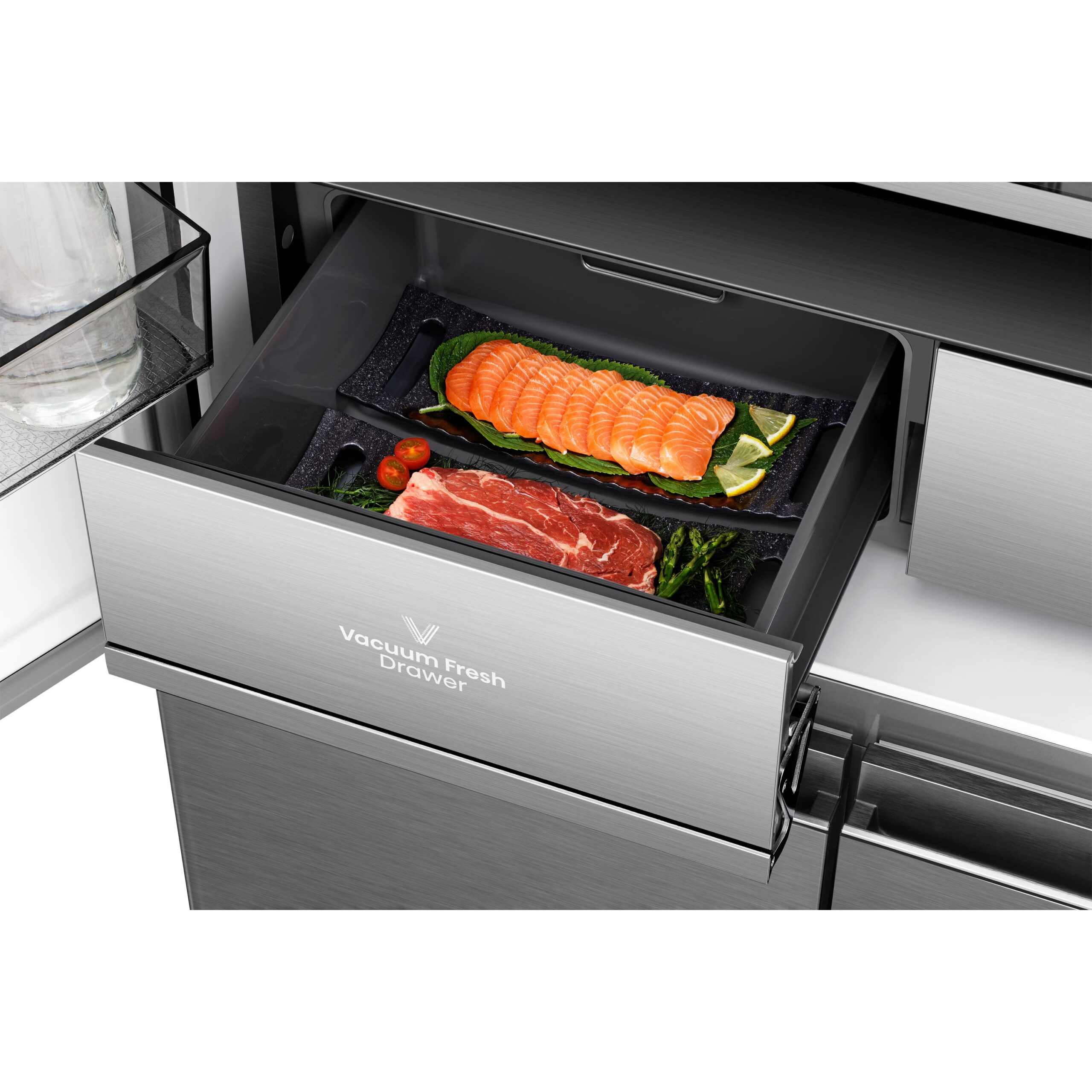Hisense - RQ5P605NSVE – Frigorífico Americano Cross Door Kitchen Fit, Classe E, 591L
