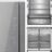 Kitchen fit RQ5P605NSVE – Frigorífico Americano Cross Door Kitchen Fit, Classe E, 591L