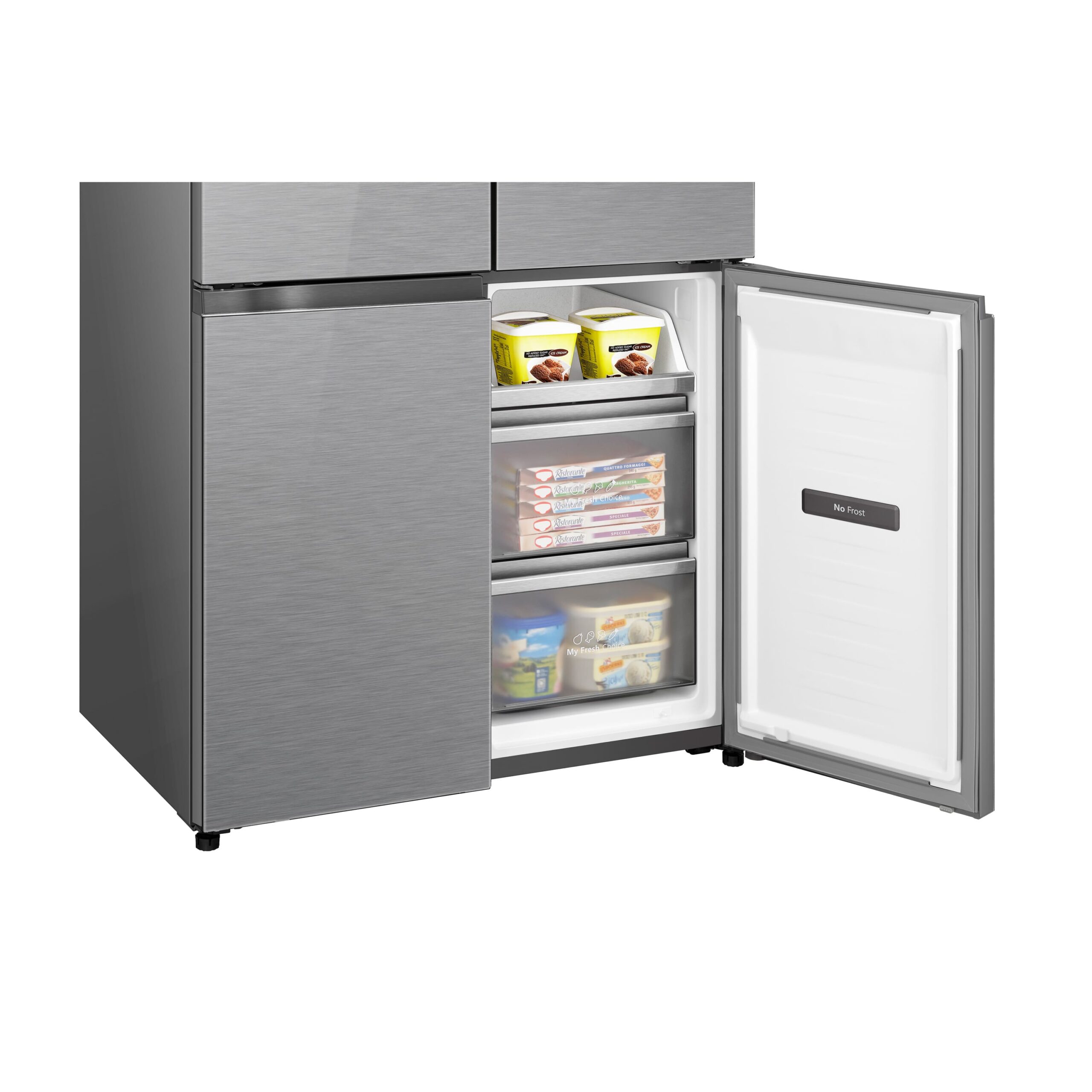 Hisense - RQ5P605NSVE – Frigorífico Americano Cross Door Kitchen Fit, Classe E, 591L