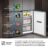 Kitchen fit RQ5P605NSVE – Frigorífico Americano Cross Door Kitchen Fit, Classe E, 591L