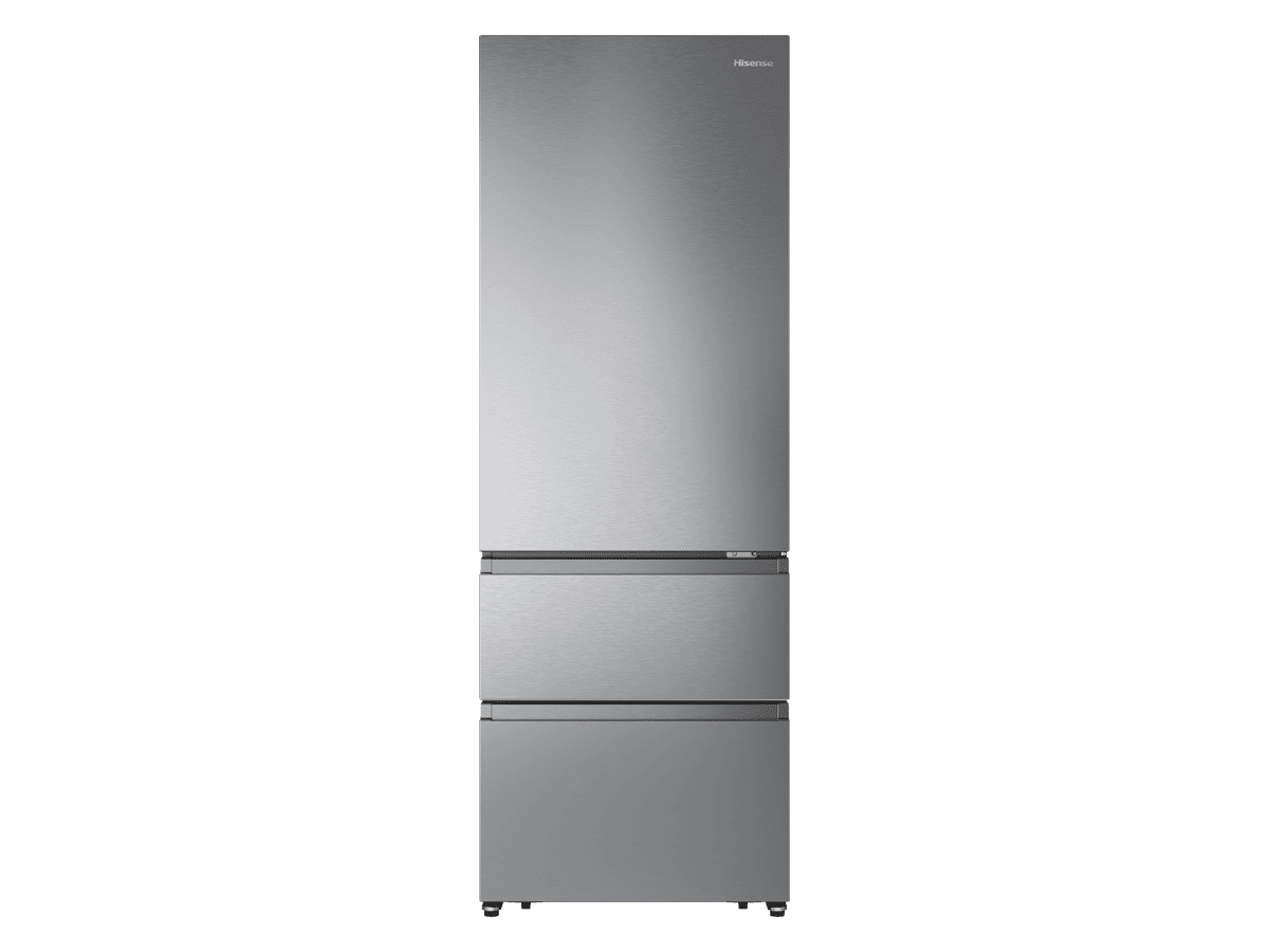 Hisense - RT641N4AIE – Combinado 3 Portas, Classe E, 493L, Metal-Tech Cooling, Multi-Air Flow, 