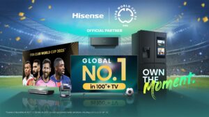 UM MUNDO, UM ECRÃ. APROVEITA O MOMENTO NO MUNDIAL DE CLUBES DA FIFA 2025™ COM A HISENSE