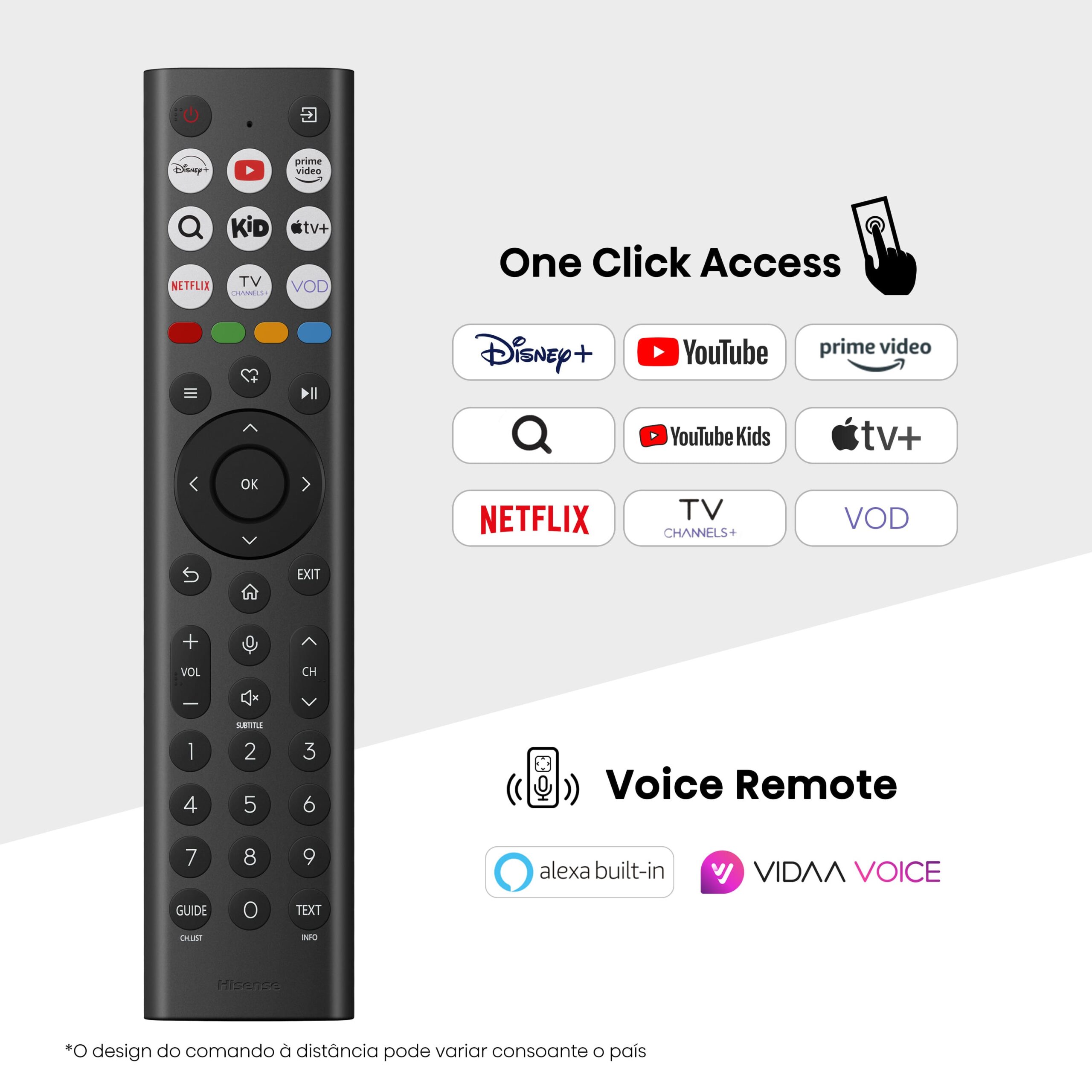 Hisense - Série A7Q QLED TV 75A7Q Smart TV 75 Polegadas TV com Dolby Vision & Atmos