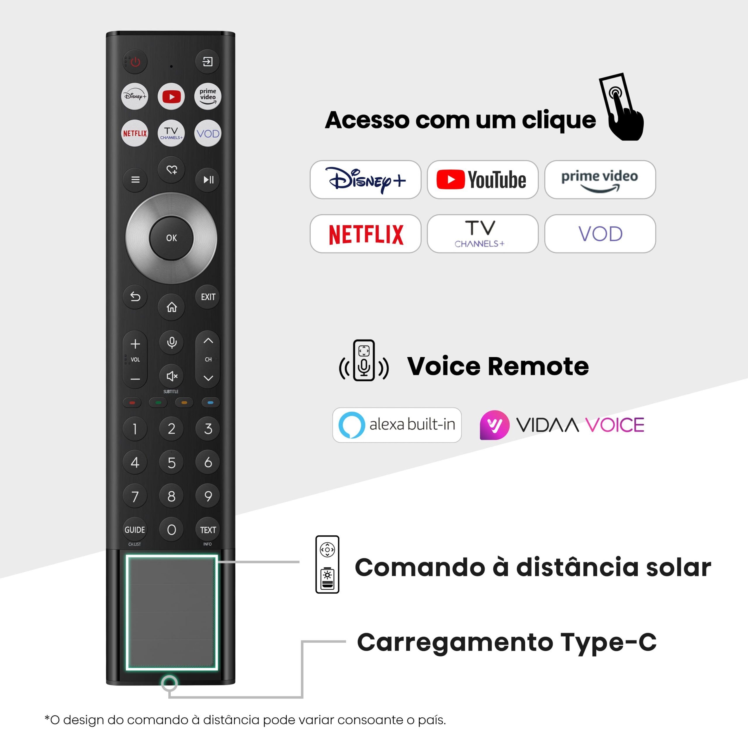 Hisense - Série U8Q Mini-Led TV 65U8Q Smart TV 65 Polegadas, TV com Quantum Dot Colour