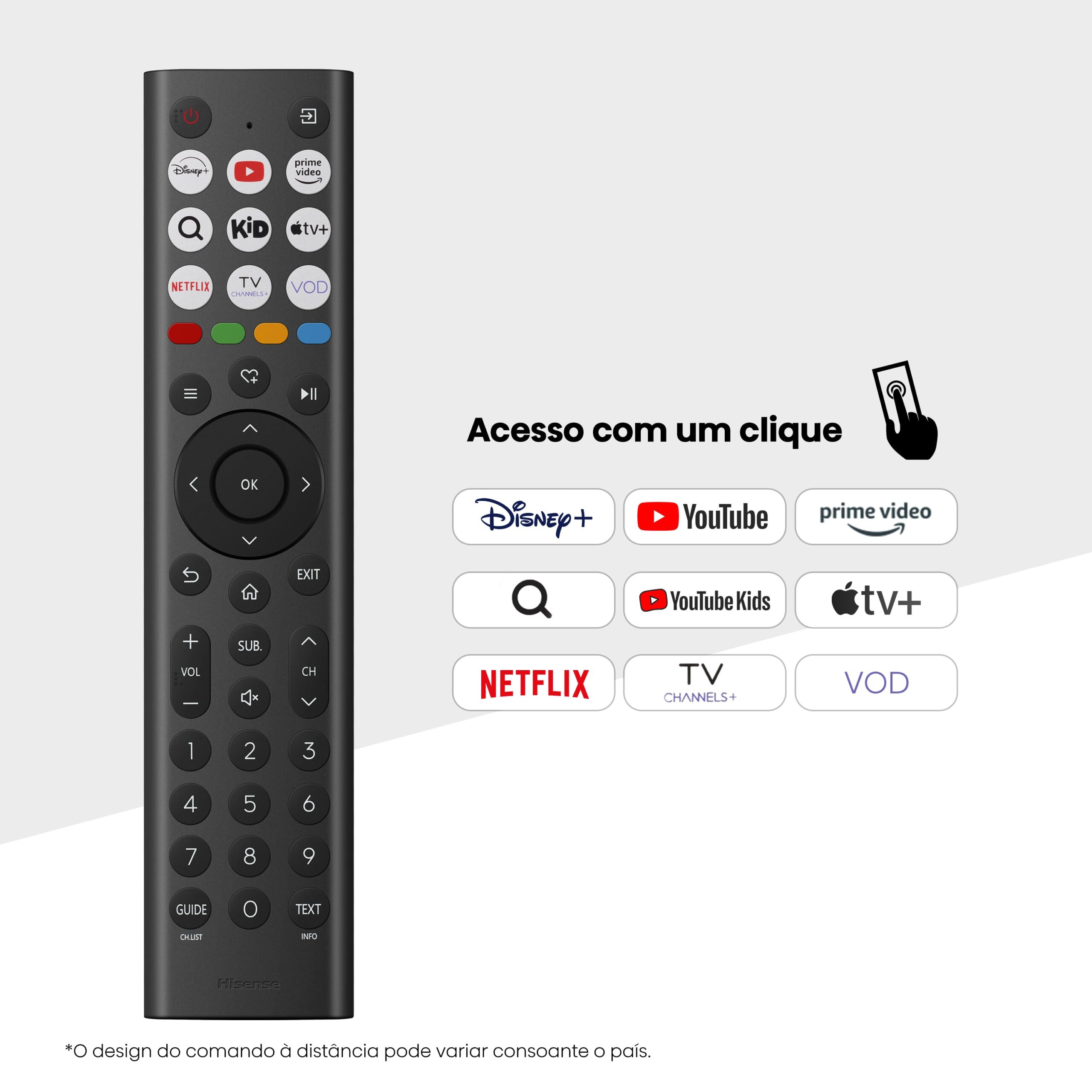 Hisense - Série A5Q QLED TV 32A5Q Smart TV 32 Polegadas TV com Dolby Atmos