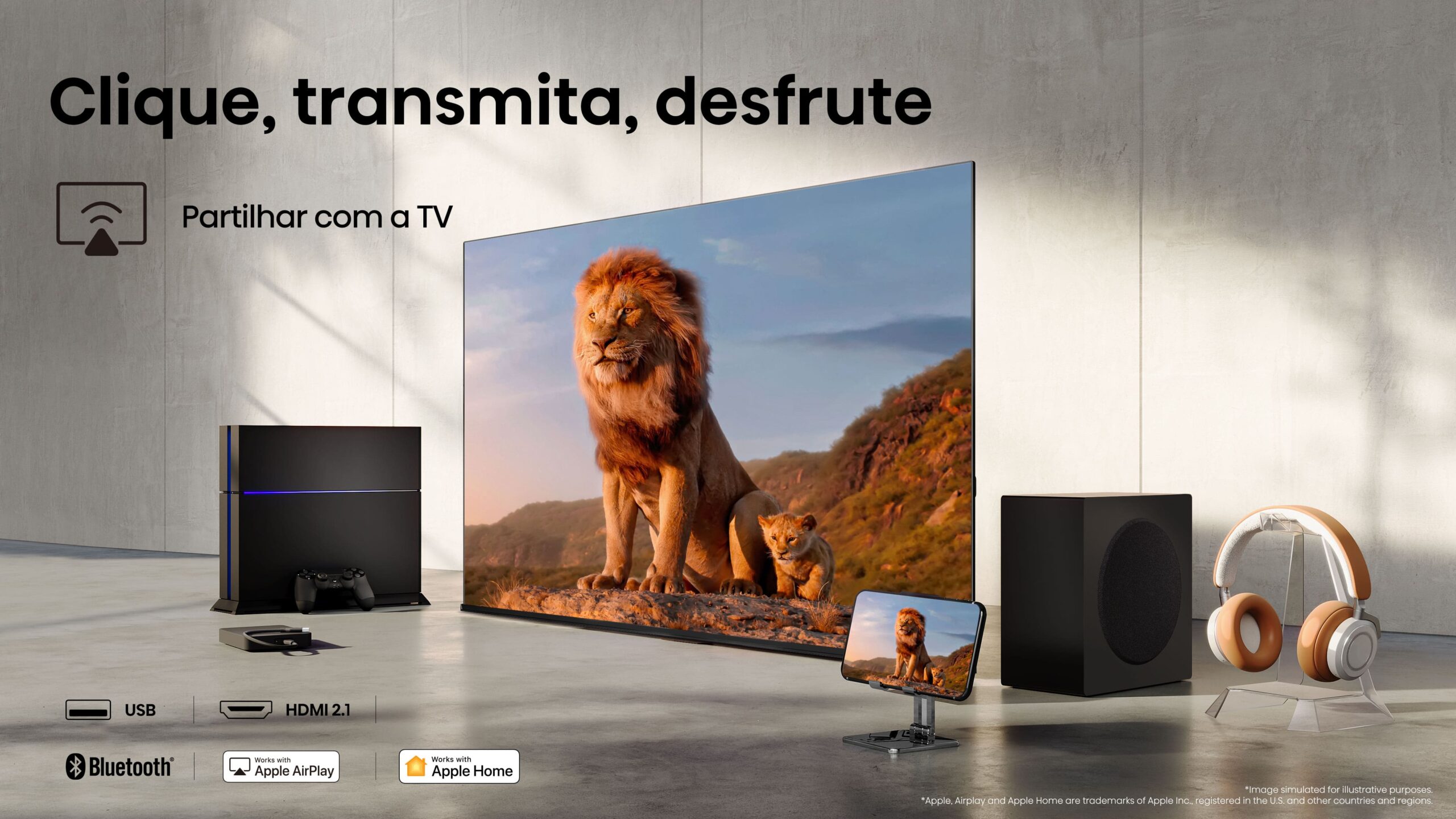 Partilhar com a TV