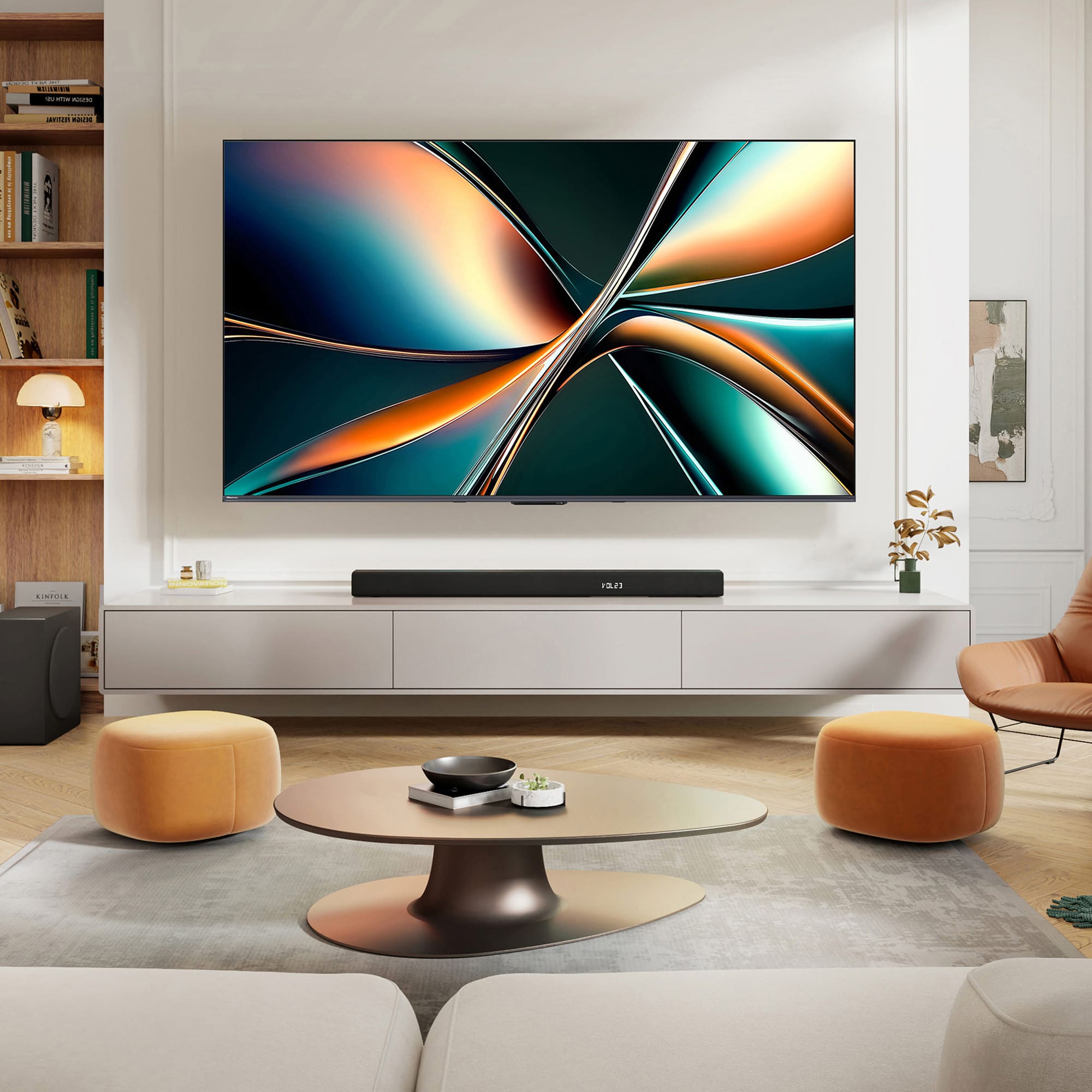 Hisense - Série U7Q Mini-Led TV 65U7Q Smart TV 65 Polegadas, TV com Quantum Dot Colour