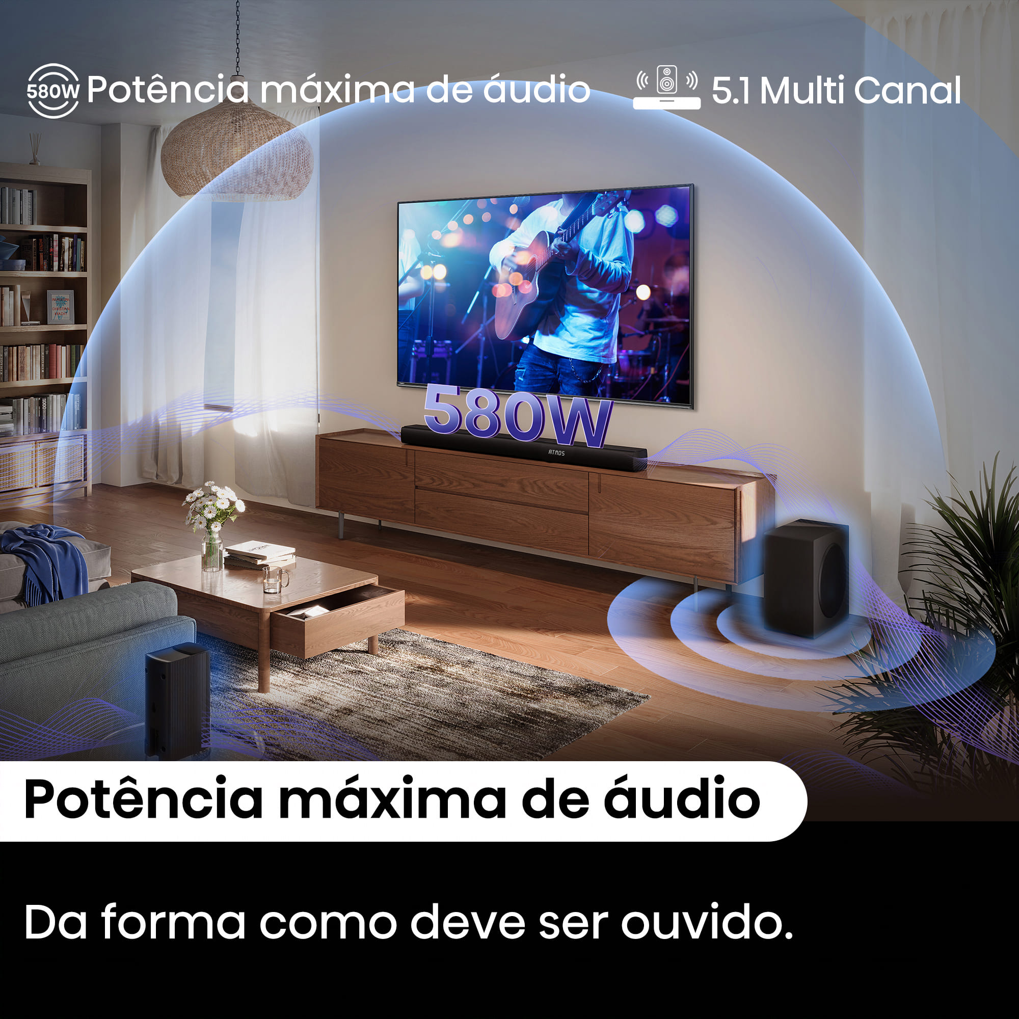 Hisense - Soundbar Hisense Série AX AX5100Q