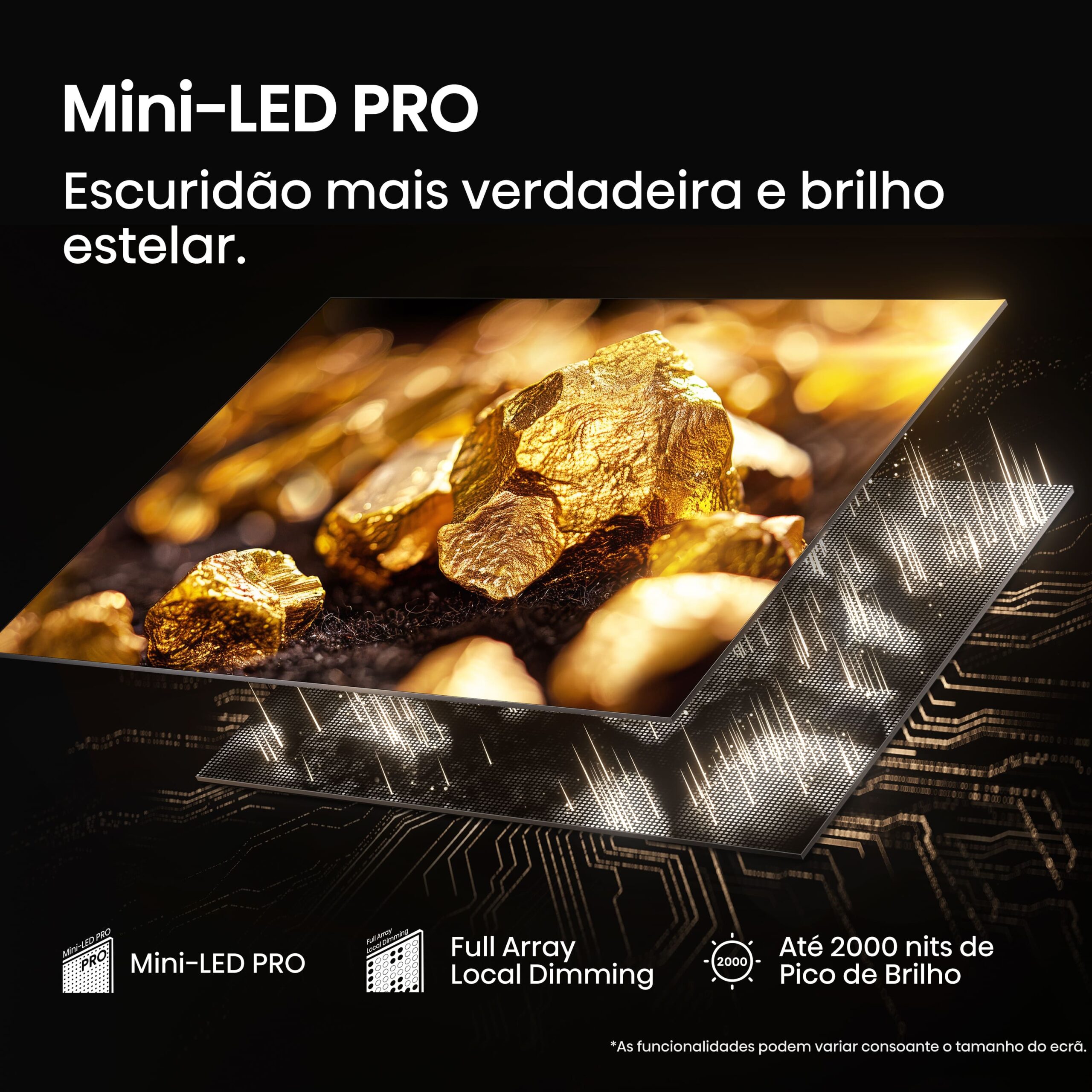 Hisense - Série U7Q Pro Mini-Led TV 100U7Q Pro Smart TV 100 Polegadas, com Quantum Dot Colour