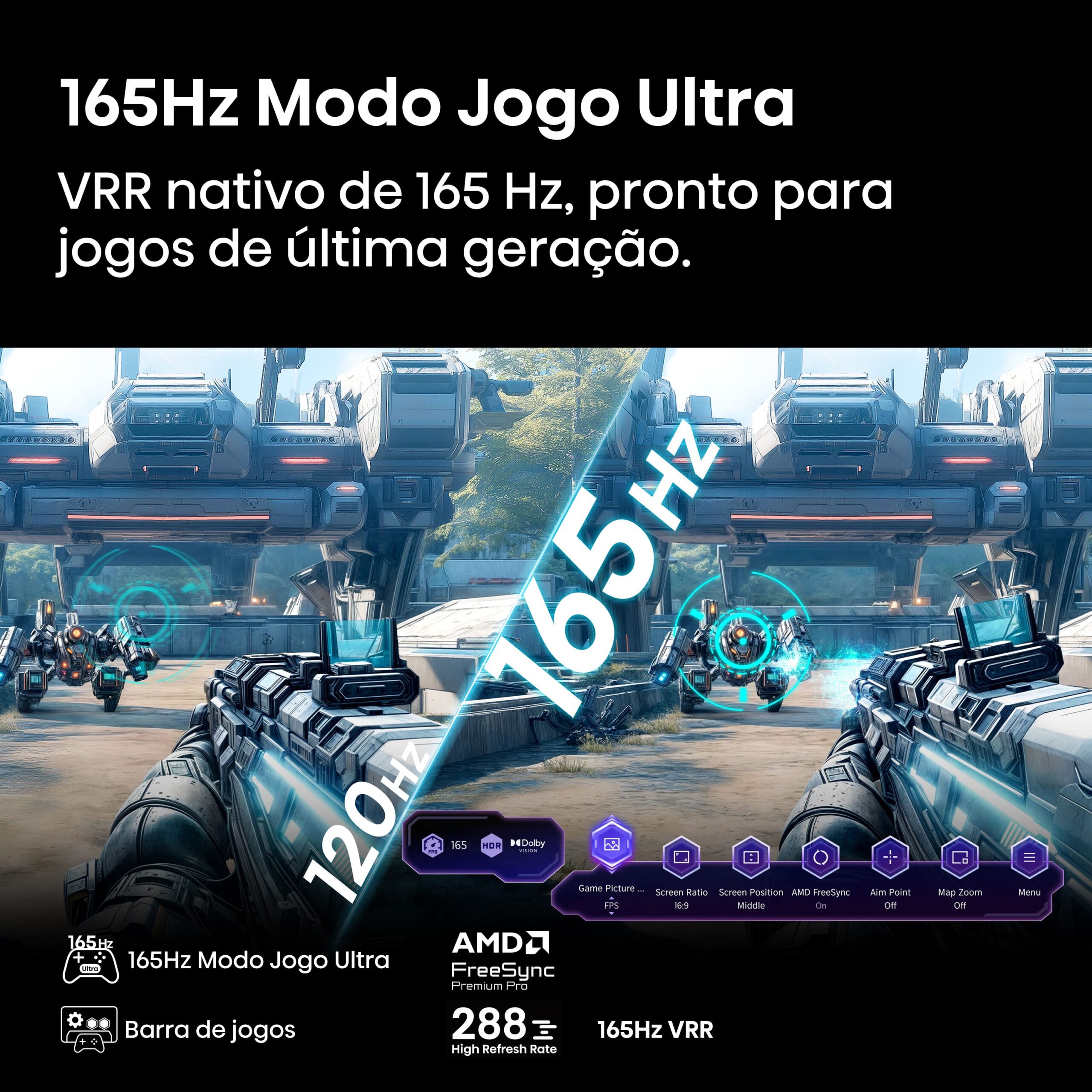 Hisense - Série U8Q Mini-Led TV 65U8Q Smart TV 65 Polegadas, TV com Quantum Dot Colour