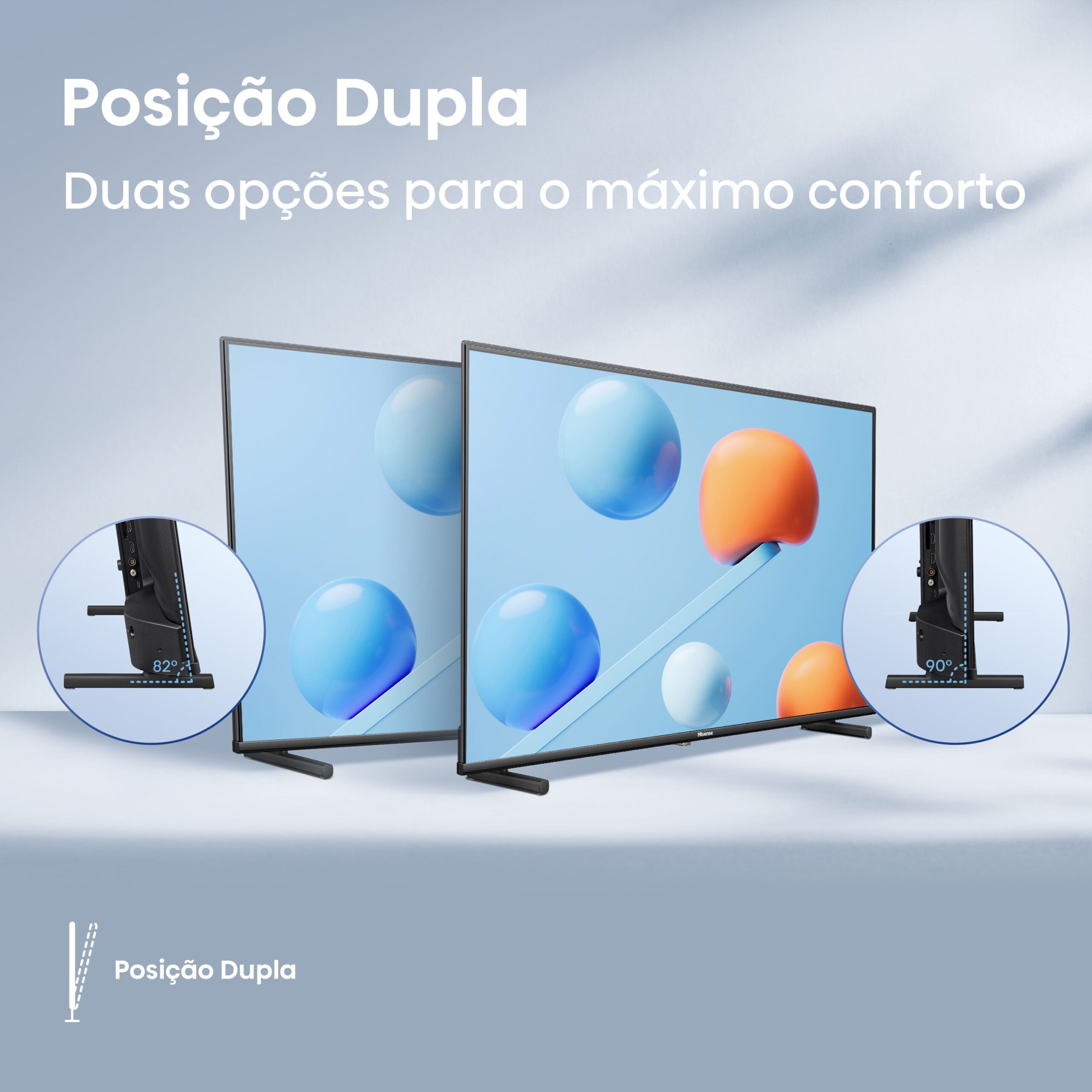 Hisense - Série A5Q QLED TV 32A5Q Smart TV 32 Polegadas TV com Dolby Atmos