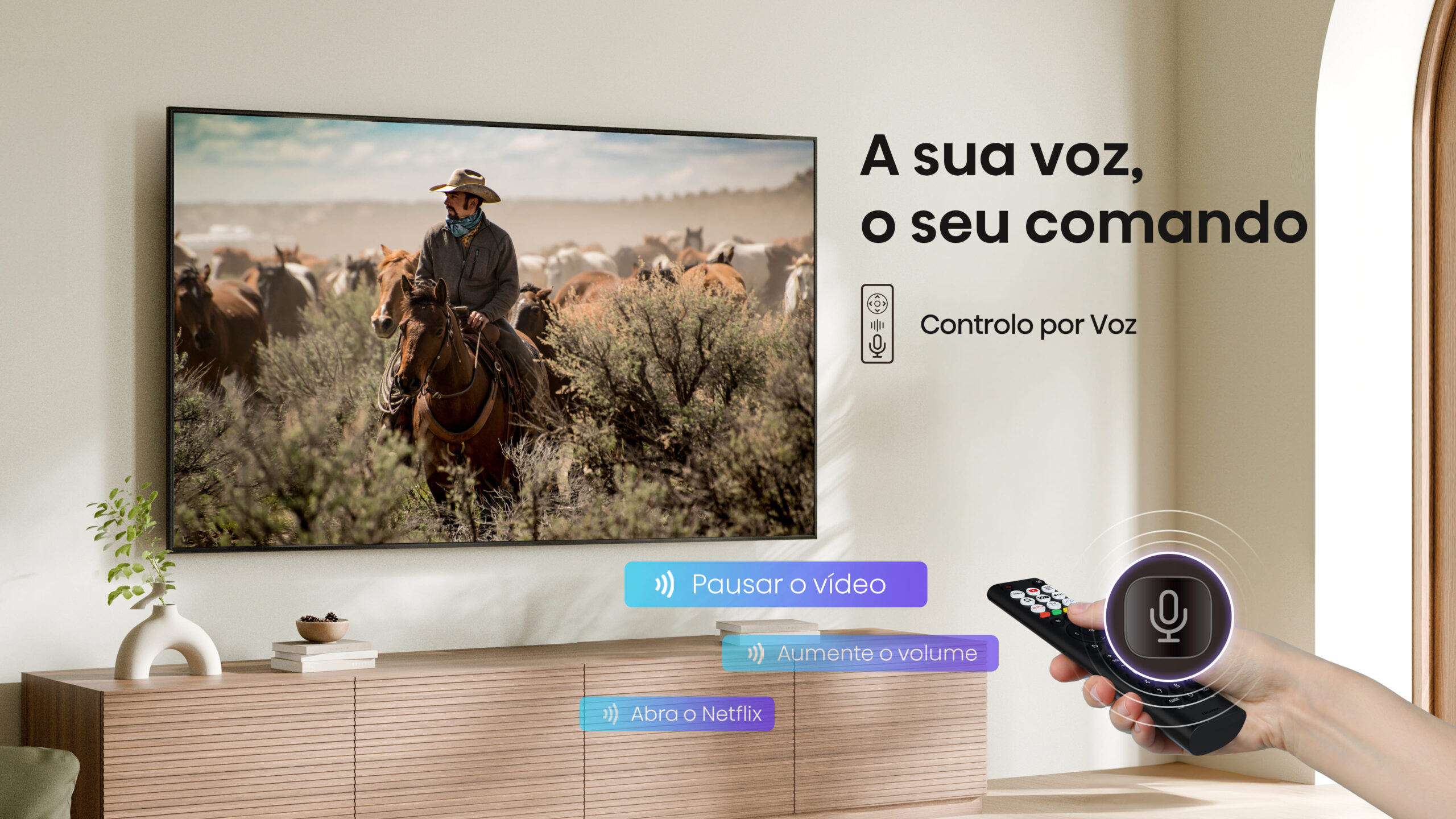 Controlo por Voz