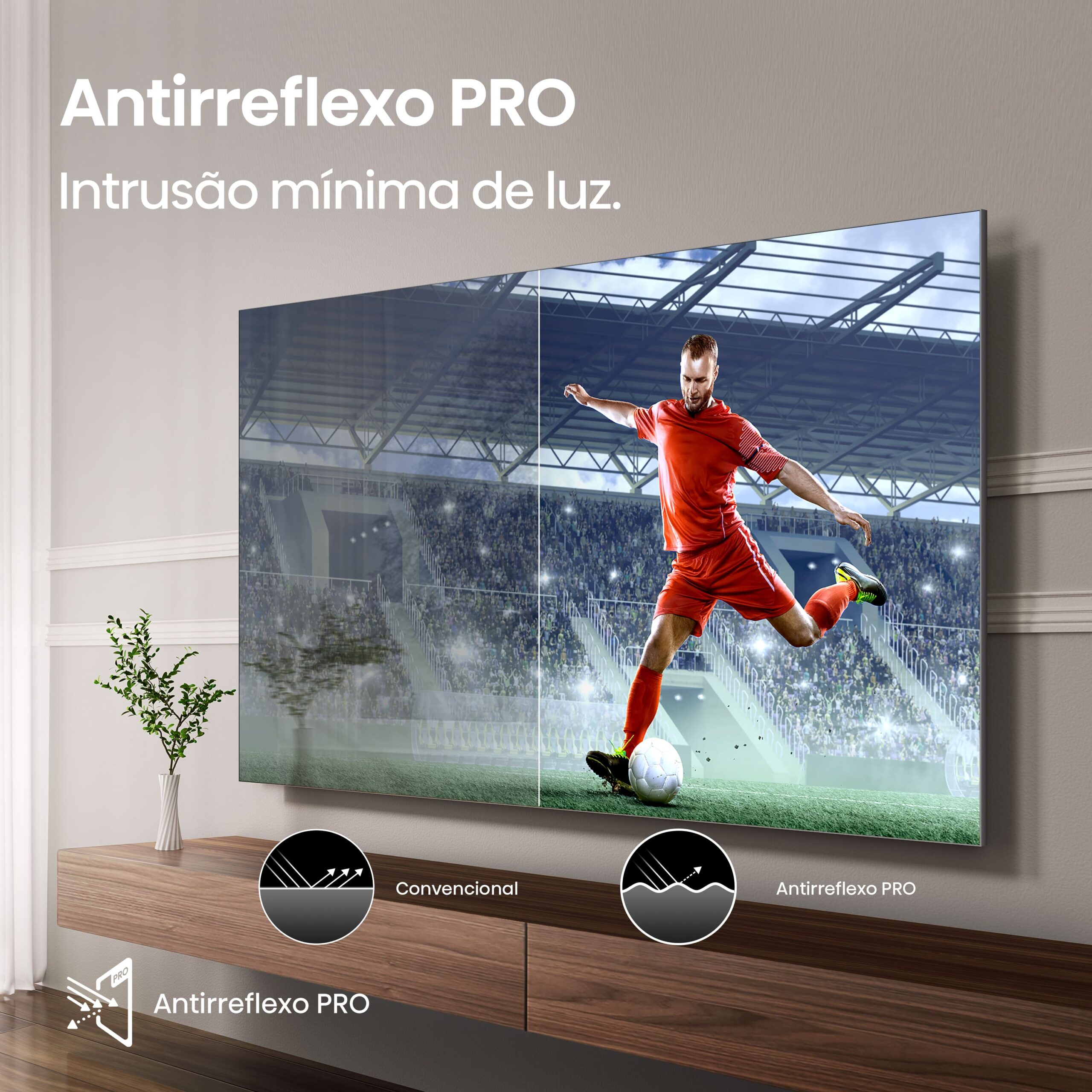 Hisense - Série U8Q Mini-Led TV 65U8Q Smart TV 65 Polegadas, TV com Quantum Dot Colour