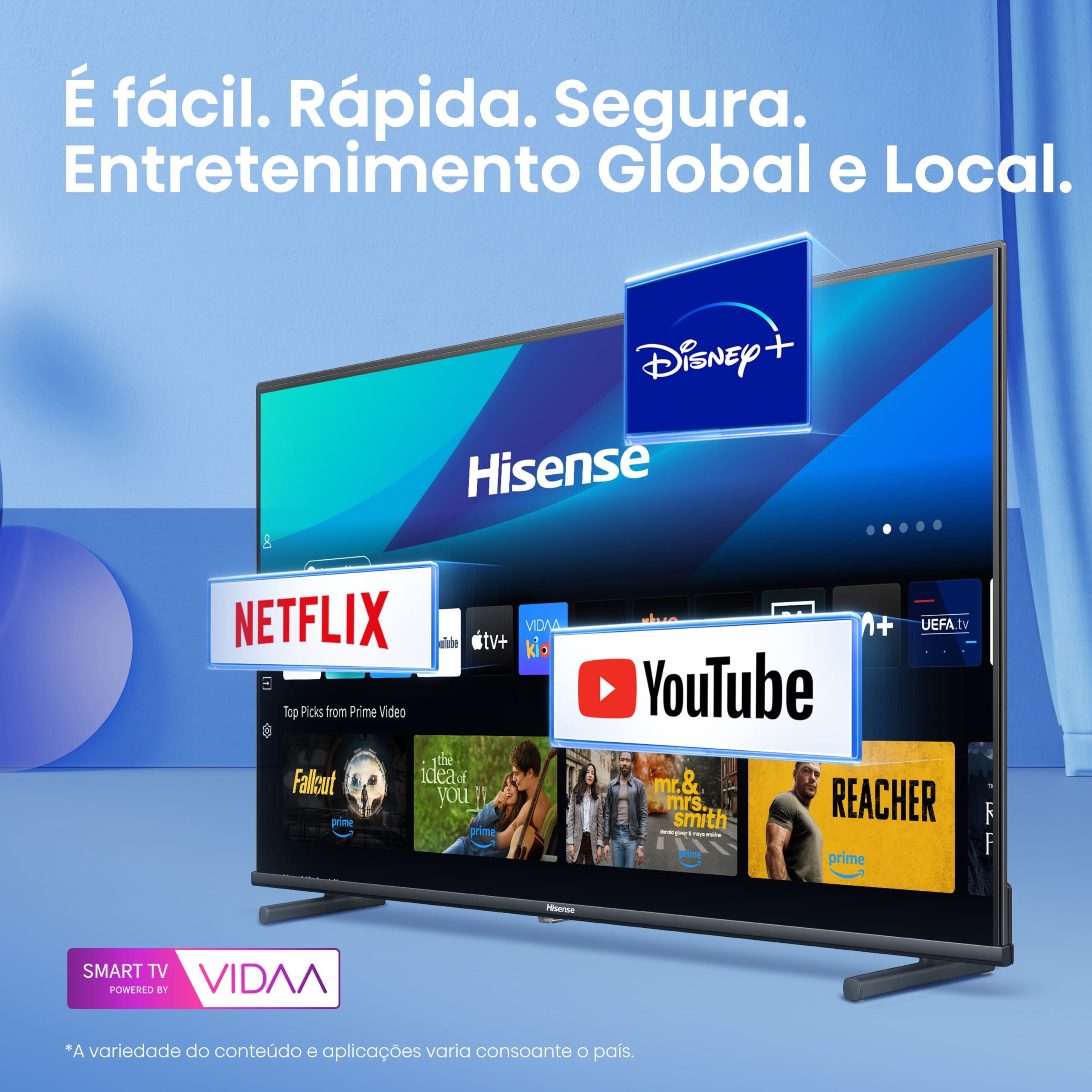 Hisense - Série A5Q QLED TV 32A5Q Smart TV 32 Polegadas TV com Dolby Atmos