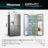 Americanos Side by side RS818N4TIC – Frigorífico Americano Side By Side, Classe C, 632L