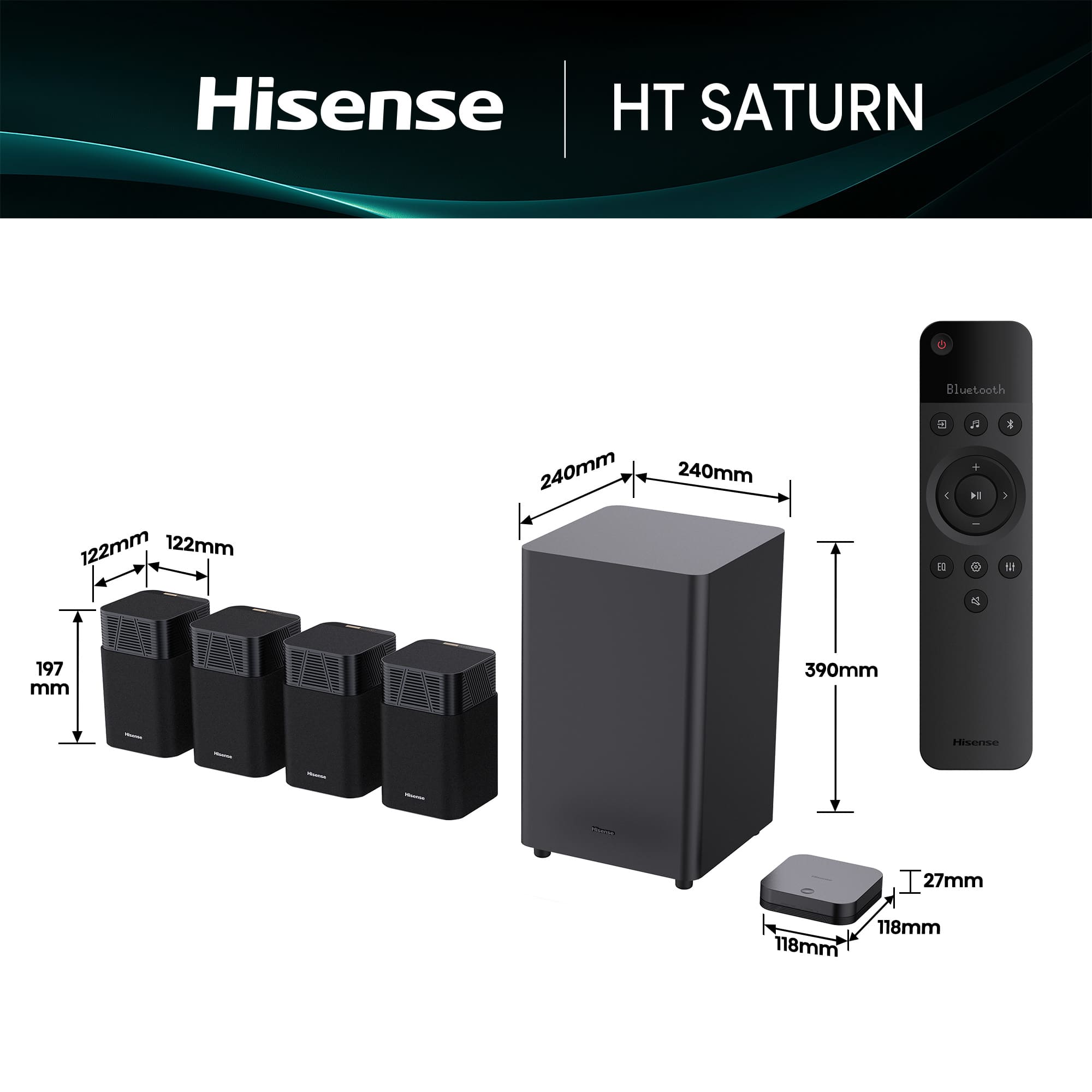 Hisense - Soundbar Hisense Série Flex HT Saturn – BREVEMENTE