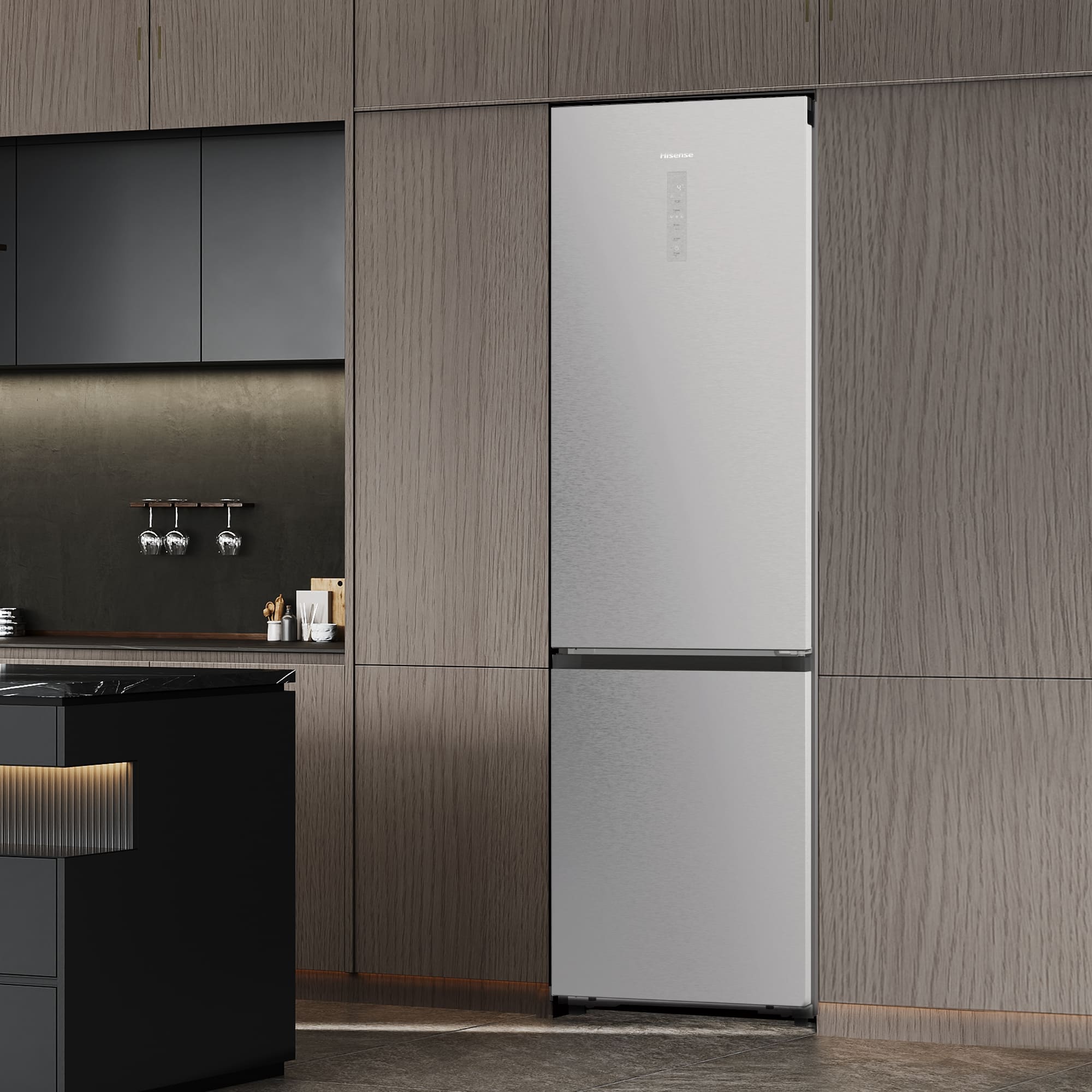 Hisense - RB5P410SACC – Combinado 2 Portas, Classe C, 413L